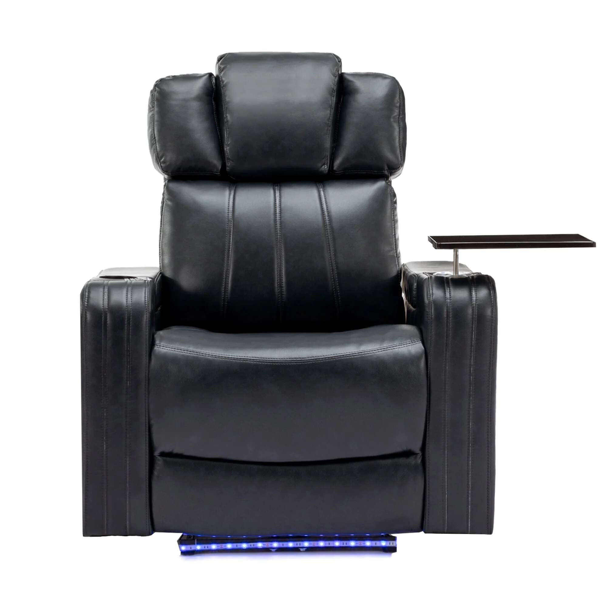 Power Recliner Chair with Cooling Cup Holder, Bluetooth & Tray Table