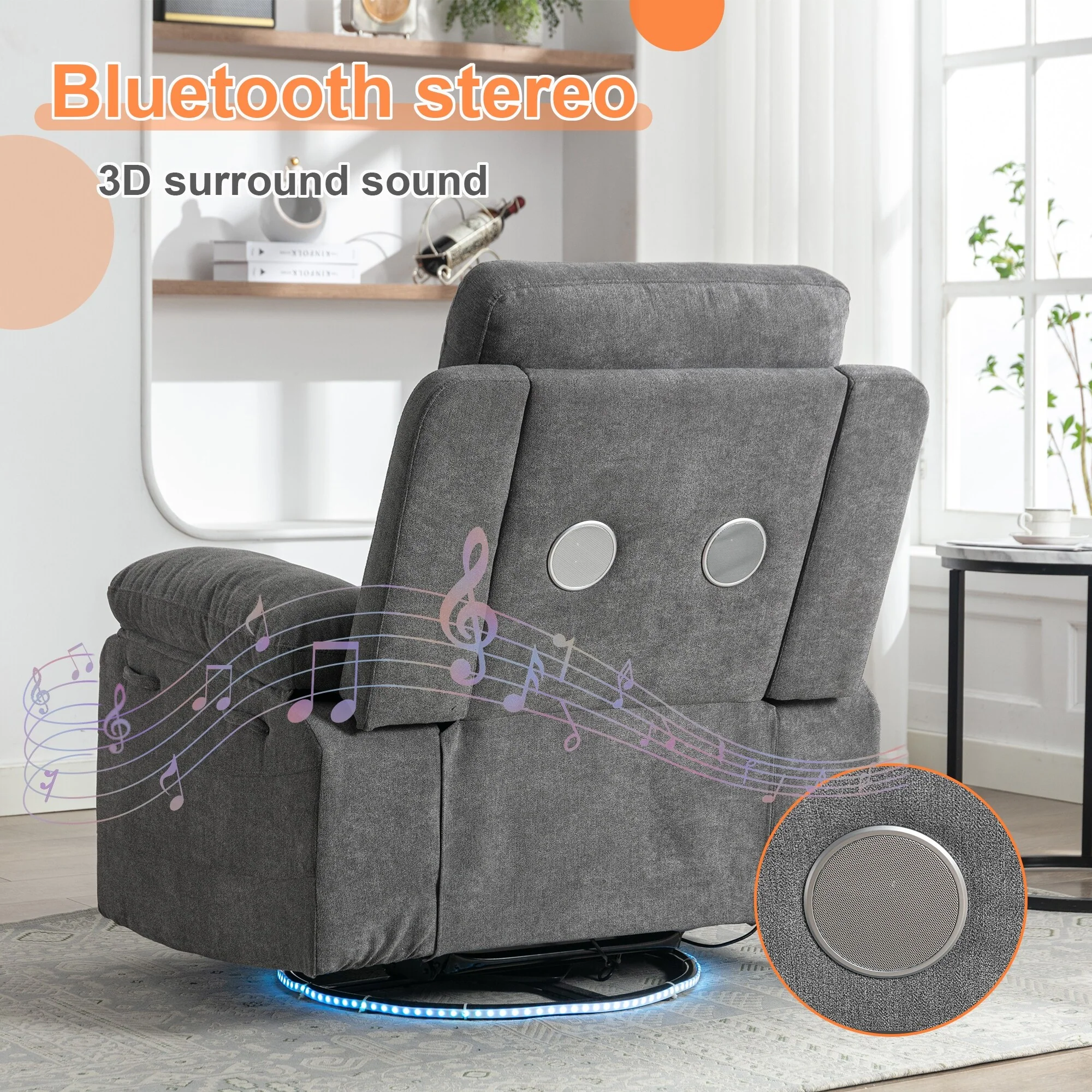 Power Recliner Glider Chair