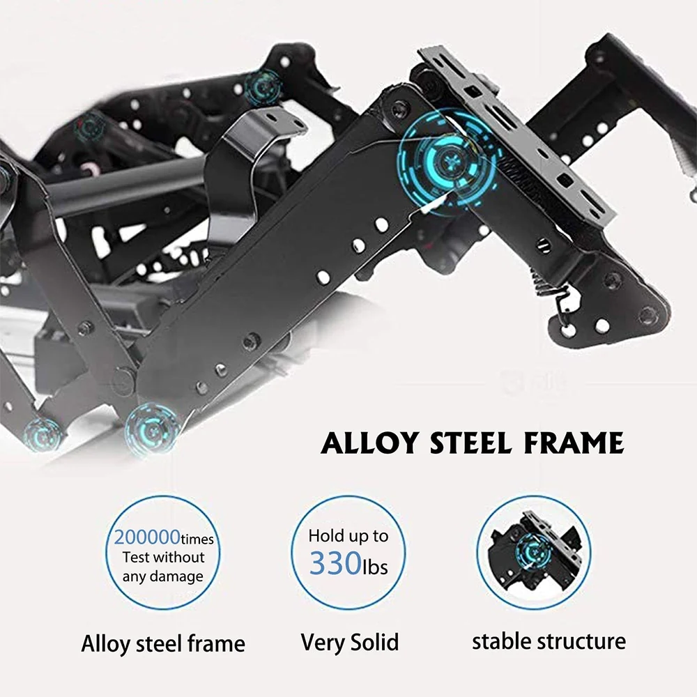 Faux leather Massage Recliner Chair, Rocker Recliner, Heat Function