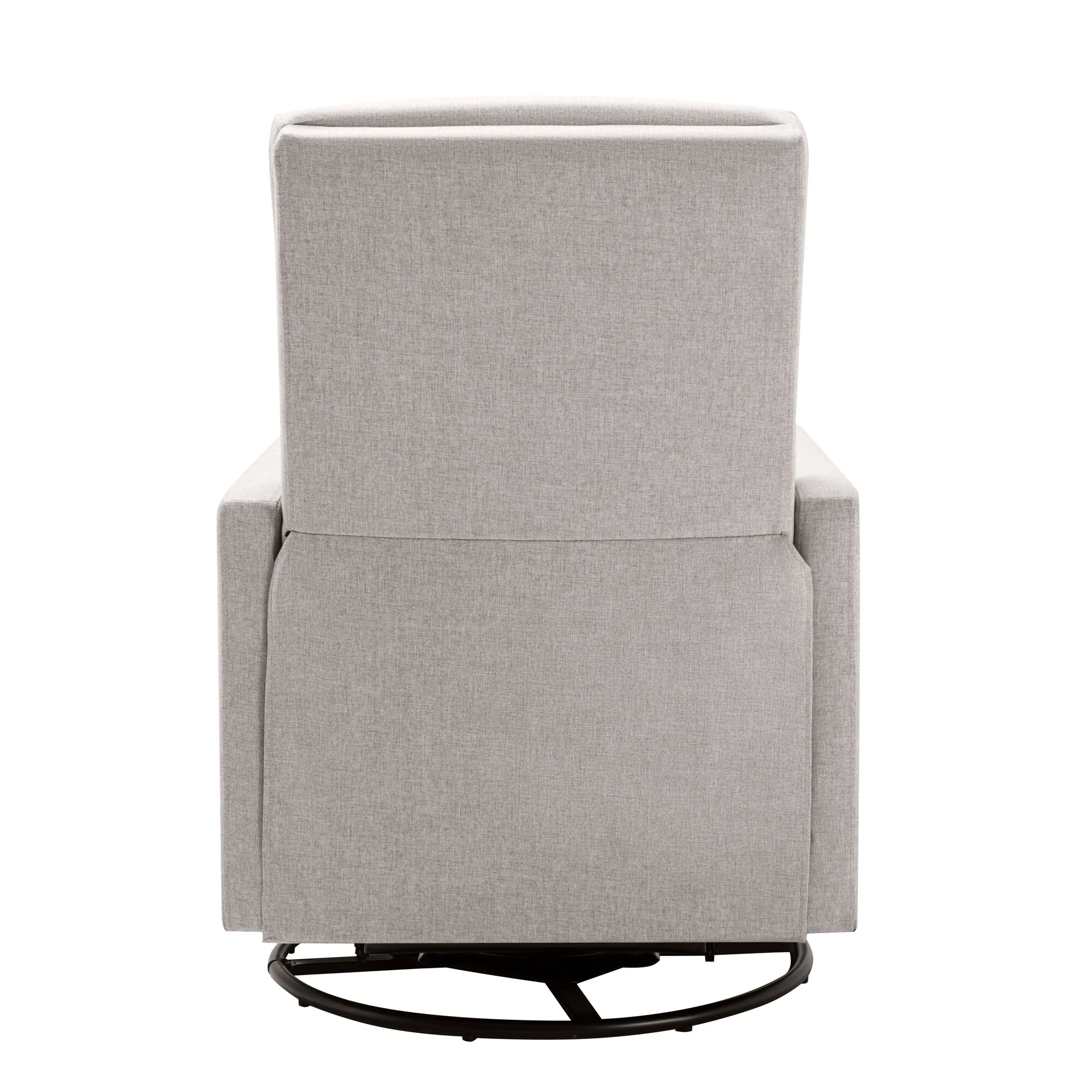 Roomfitters Modern Upholstered Rocker Nursery Chair, Plush Seating Glider Swivel Recliner Chair