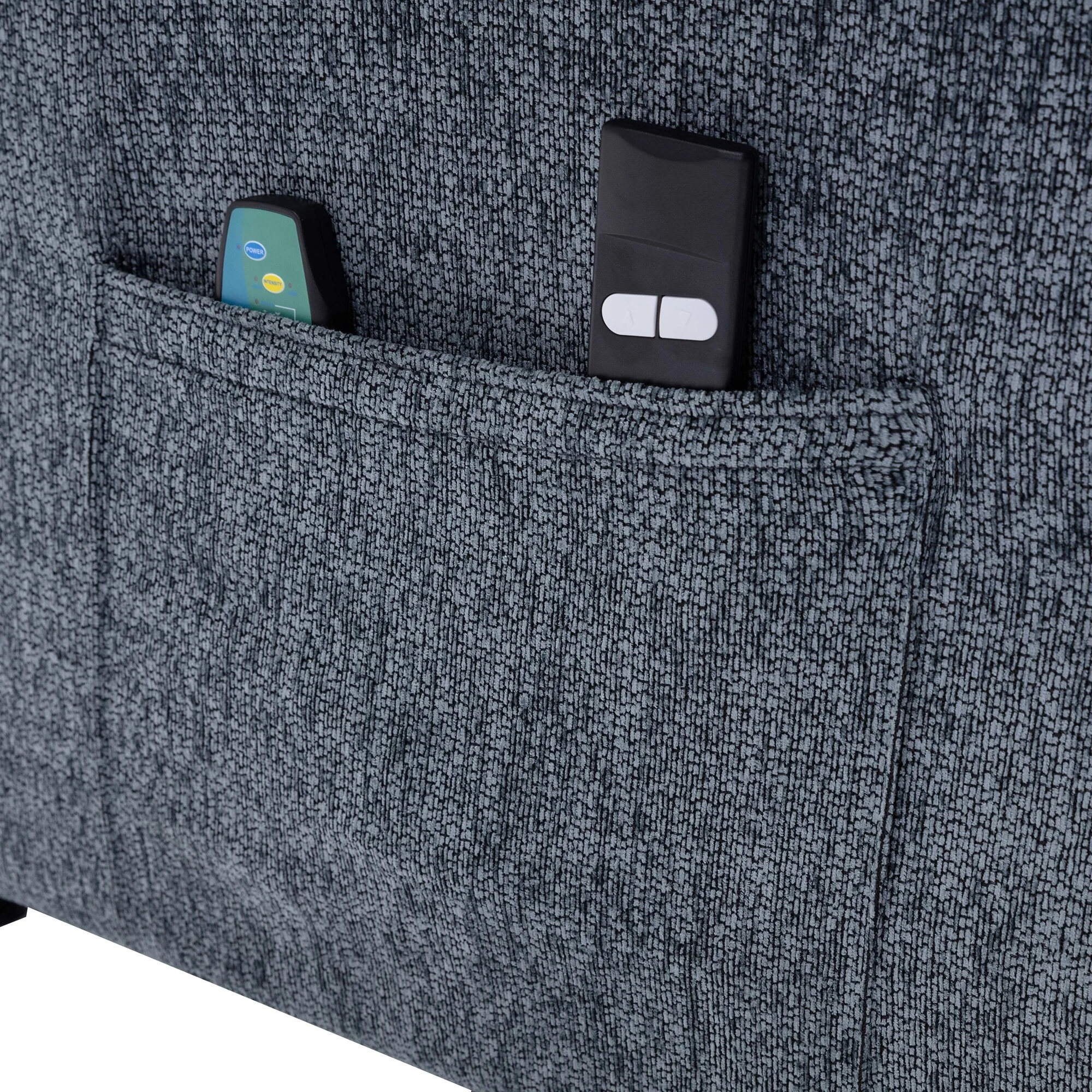 Clihome Chenille Knit Fabric Power-lift Recliner Chair with Massage