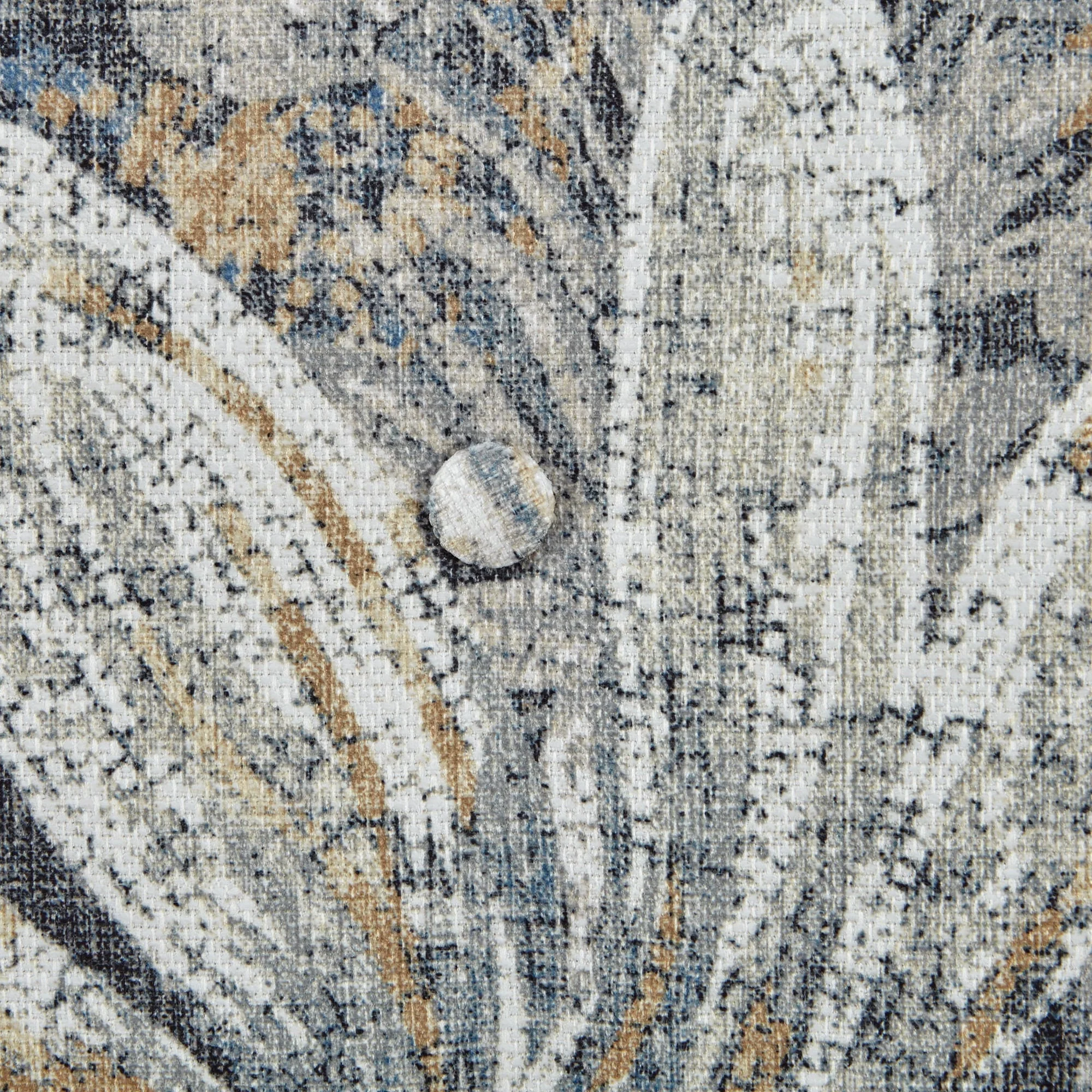 Madison Park Minkoff Blue Curve Back Swivel Glider Chair