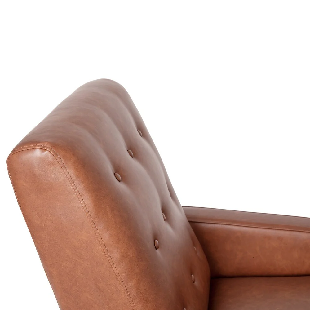 Pushback Recliner with Button Tufted Back