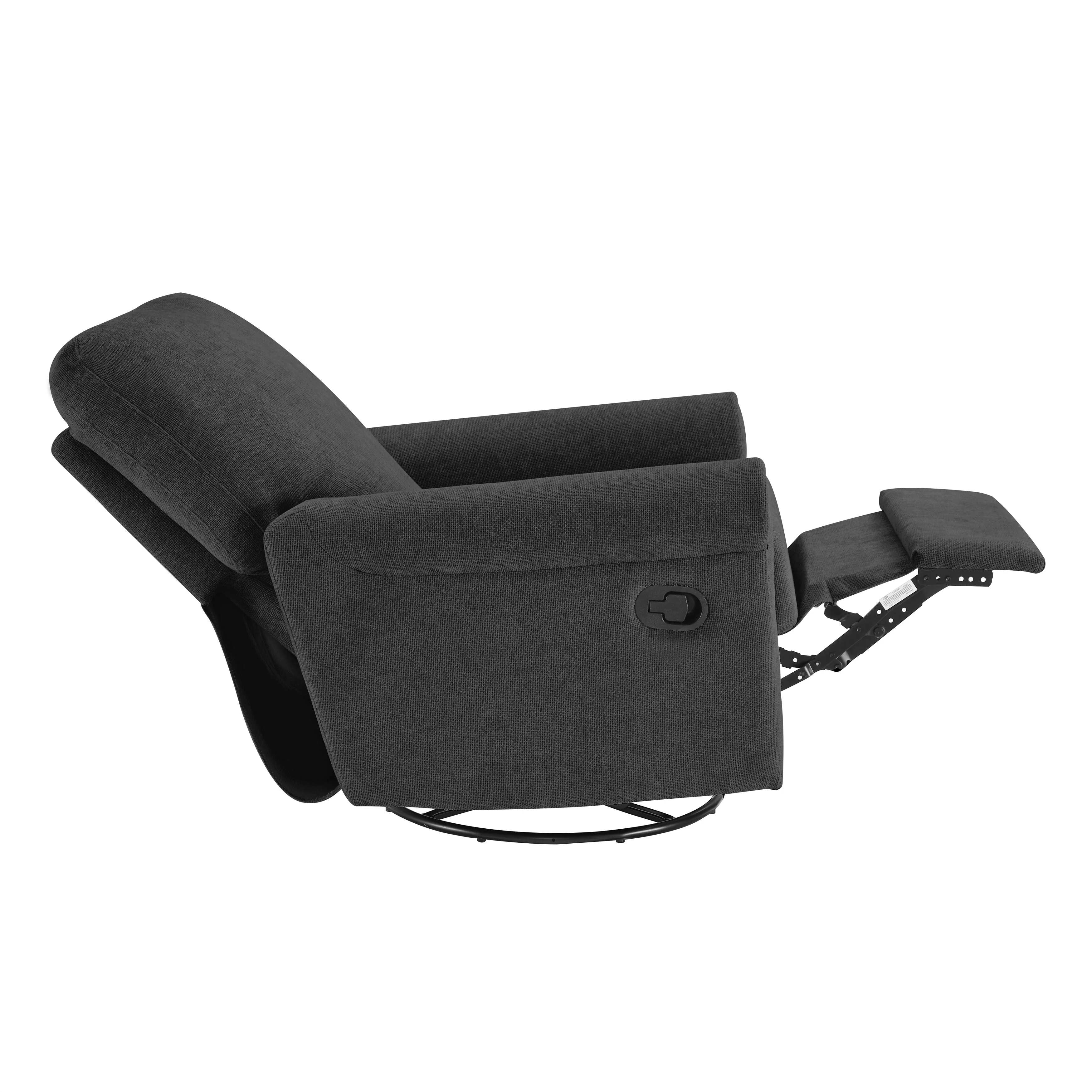 Heido 360 Degree Swivel Glider Manual Recliner Leisure Chair Set of 2