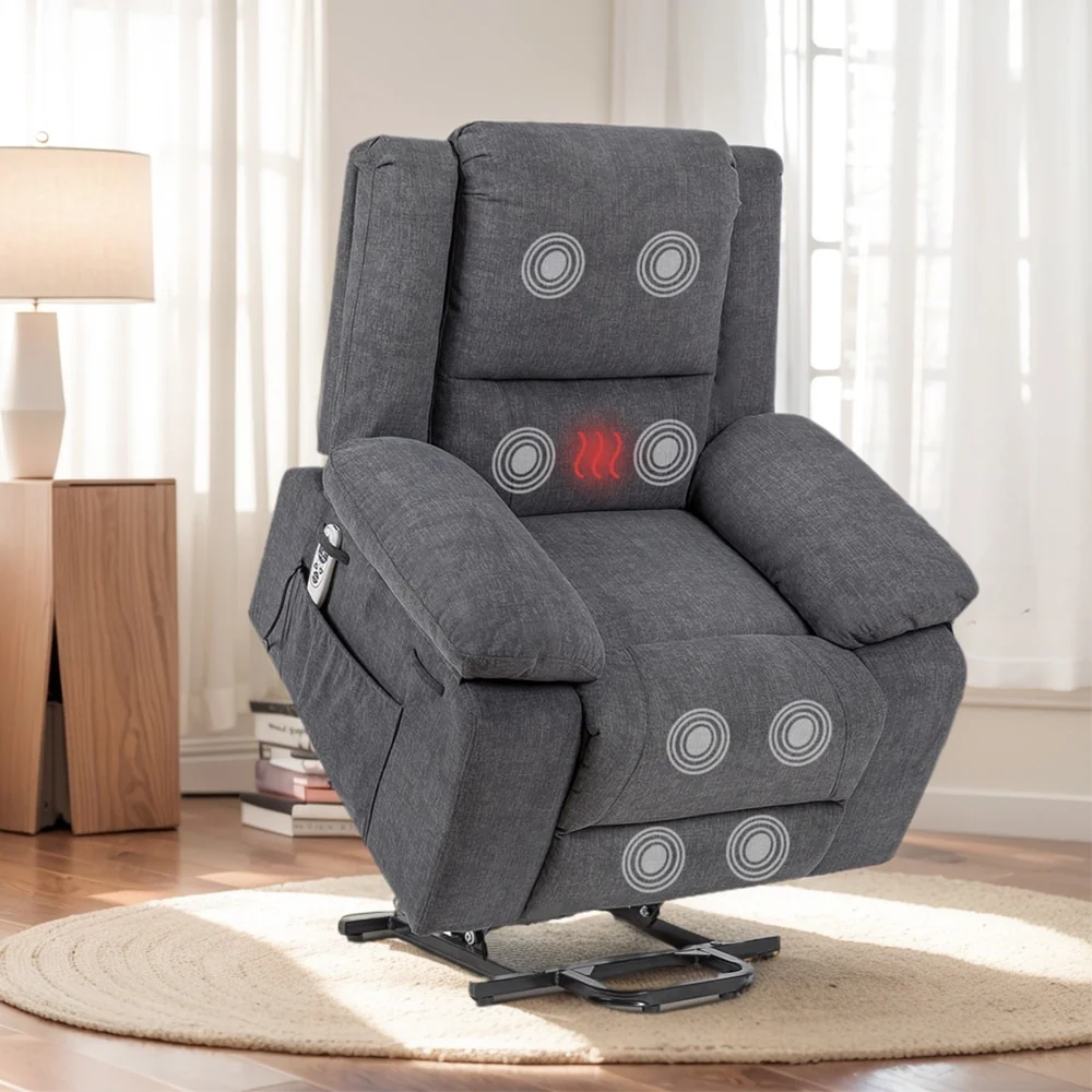 Electric Massage Power Recliner Chair, Multi-function Lifting, Timing
