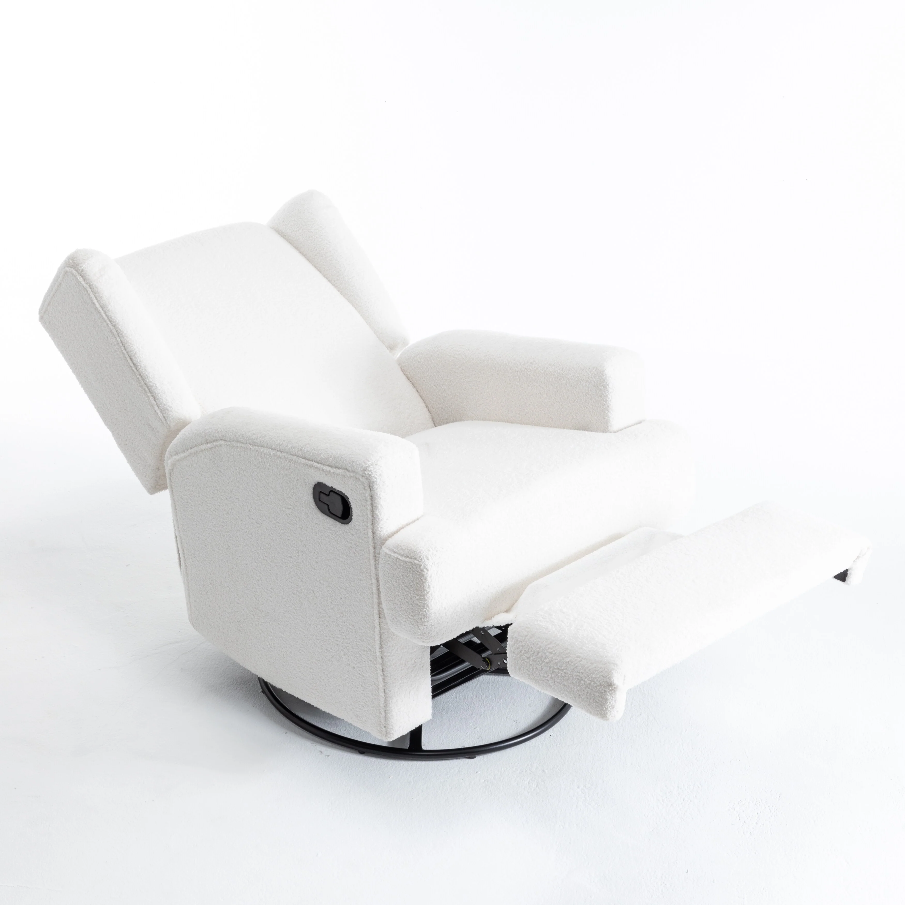 31'' W Wingback Manual Glider Swivel Rocker Recliner Nursery Chair