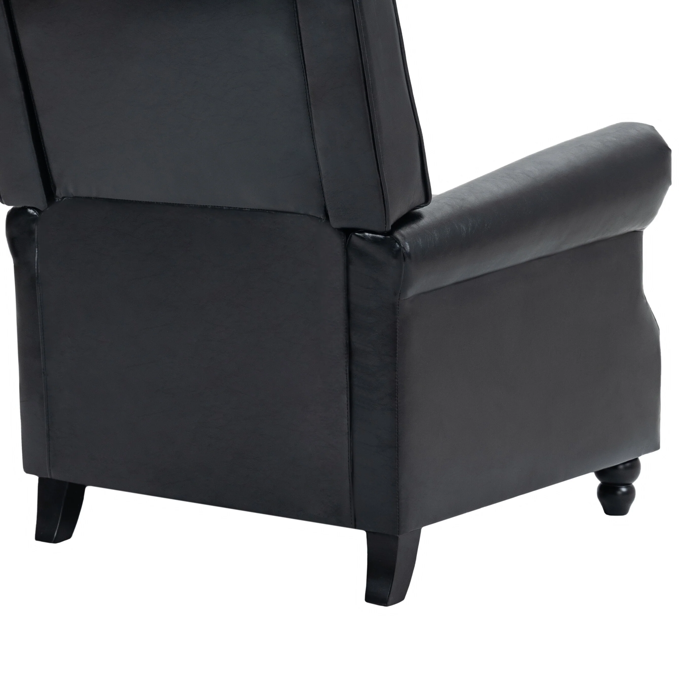 2 Set Manual Pushback Recliner Chair with Nailhead Trim