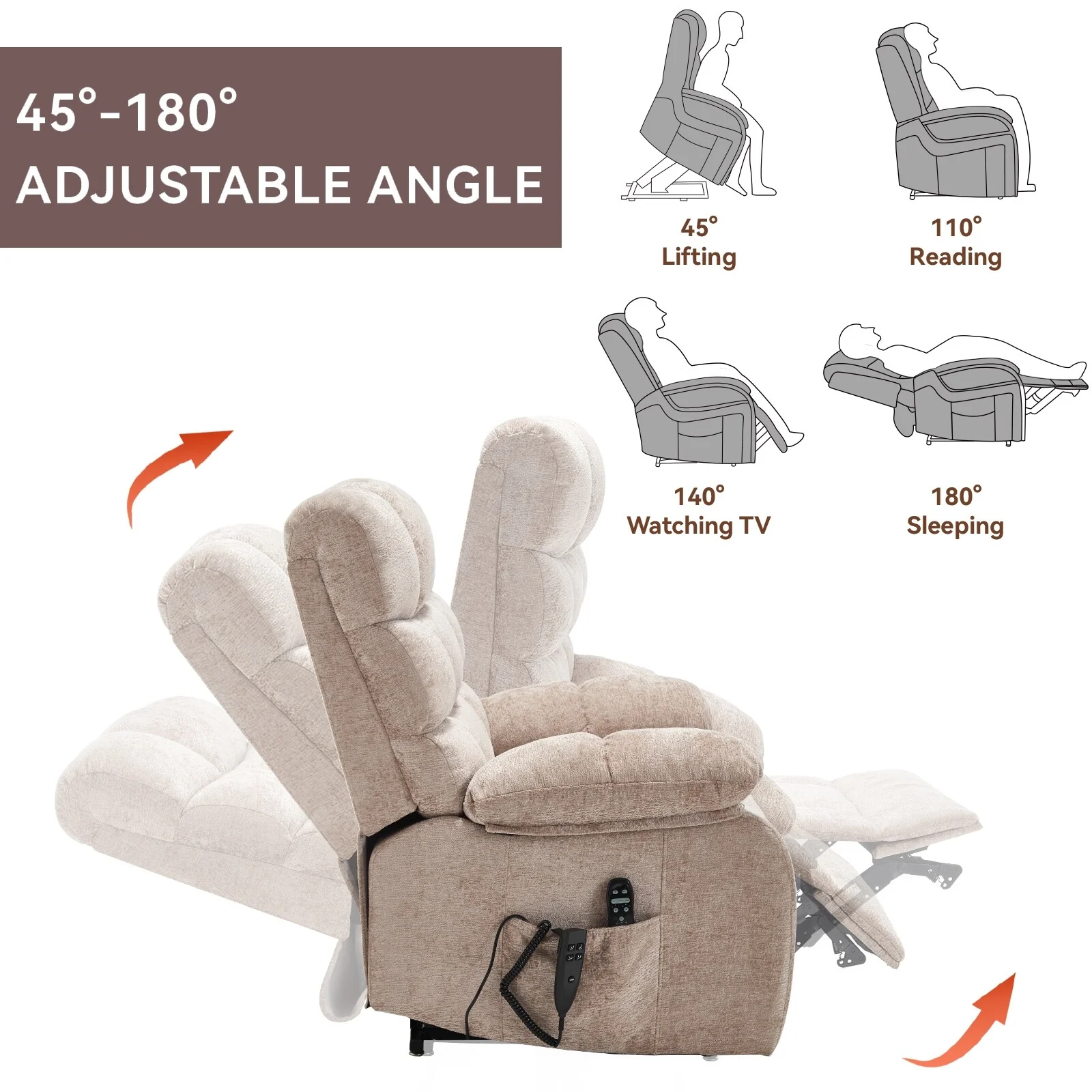 Lift Recliner Chair Heat Massage