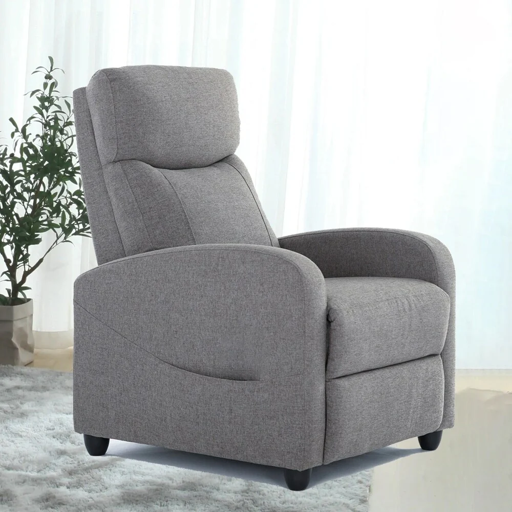 Recliner Massage Sofa Chair Push Back Reclining Chair Home Theater Recliner
