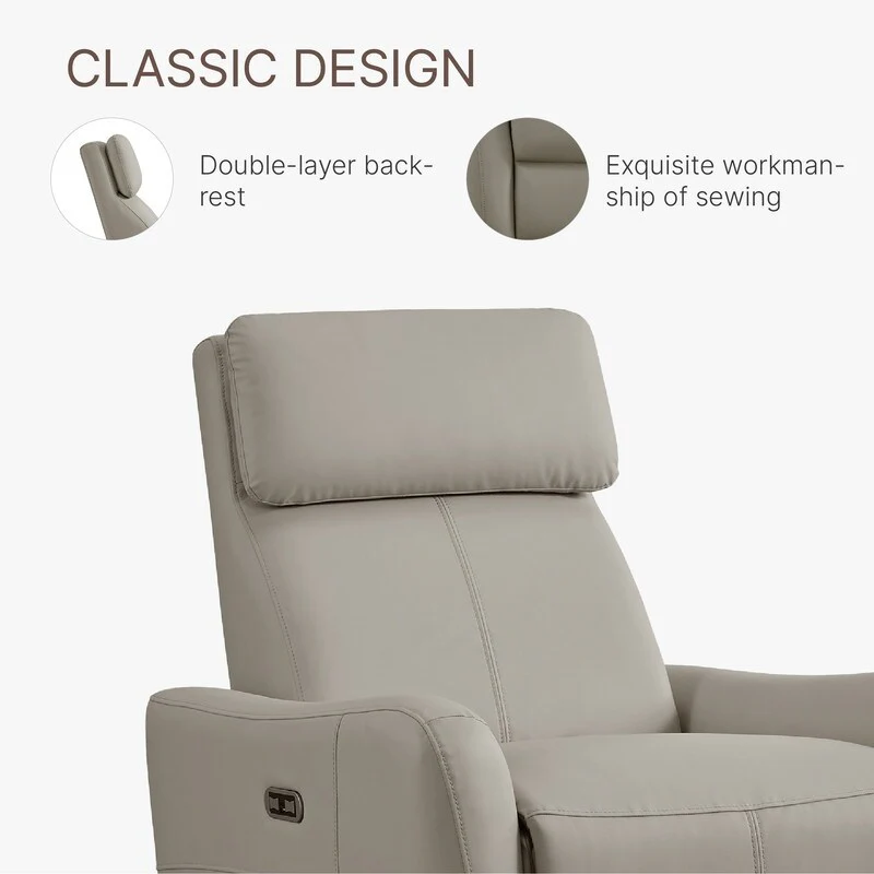 Merlin Power Swivel Glider Rocker Recliner Nursing Chair Recliner