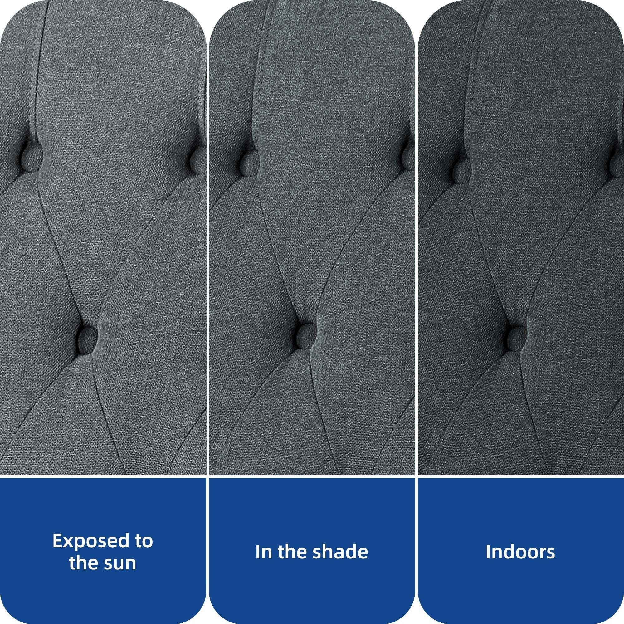 Modern Fabric Recliner Chair Push Back Sofa Chair