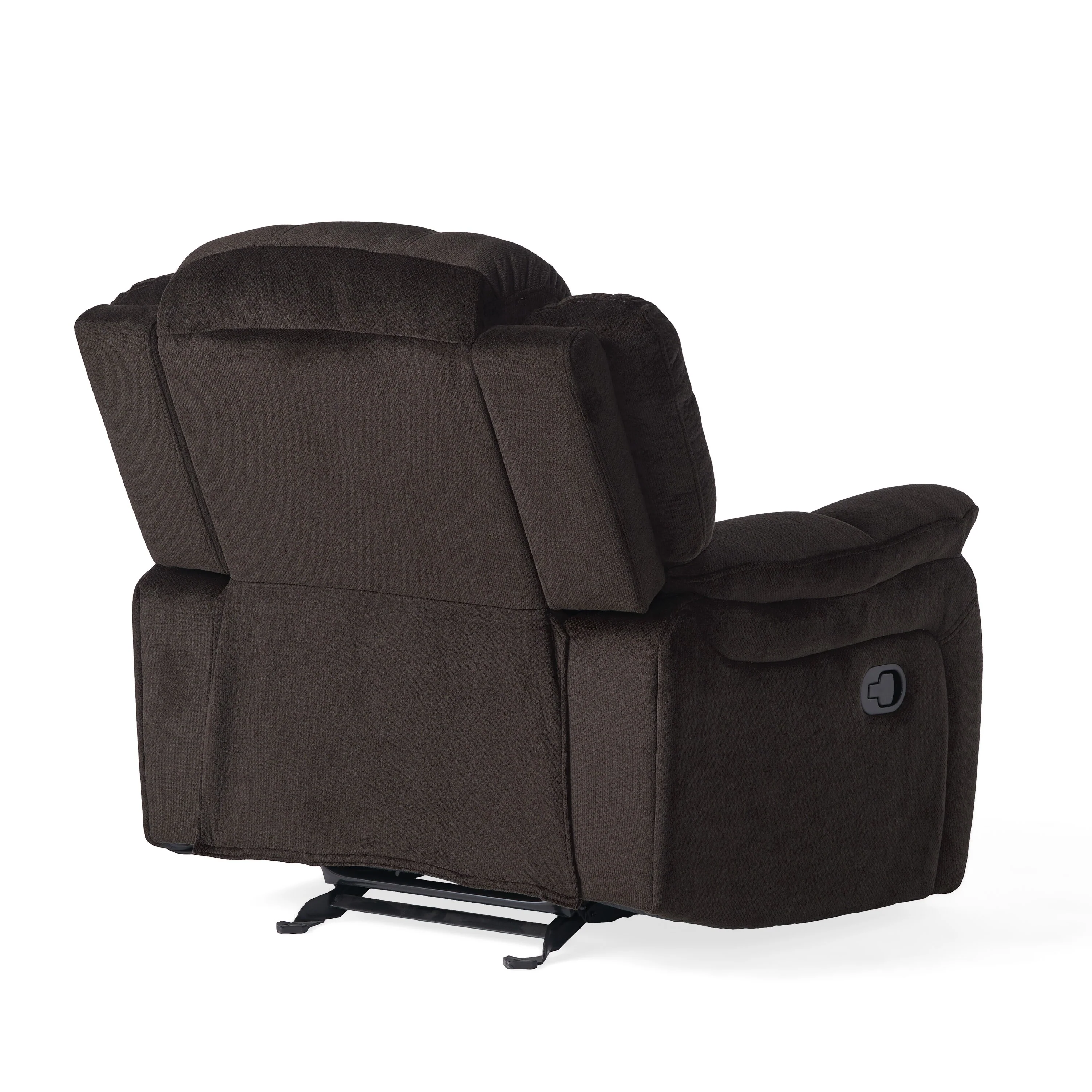 Luxurious Glider Recliner with Plush Fabric Upholstery by HarperBright Designs