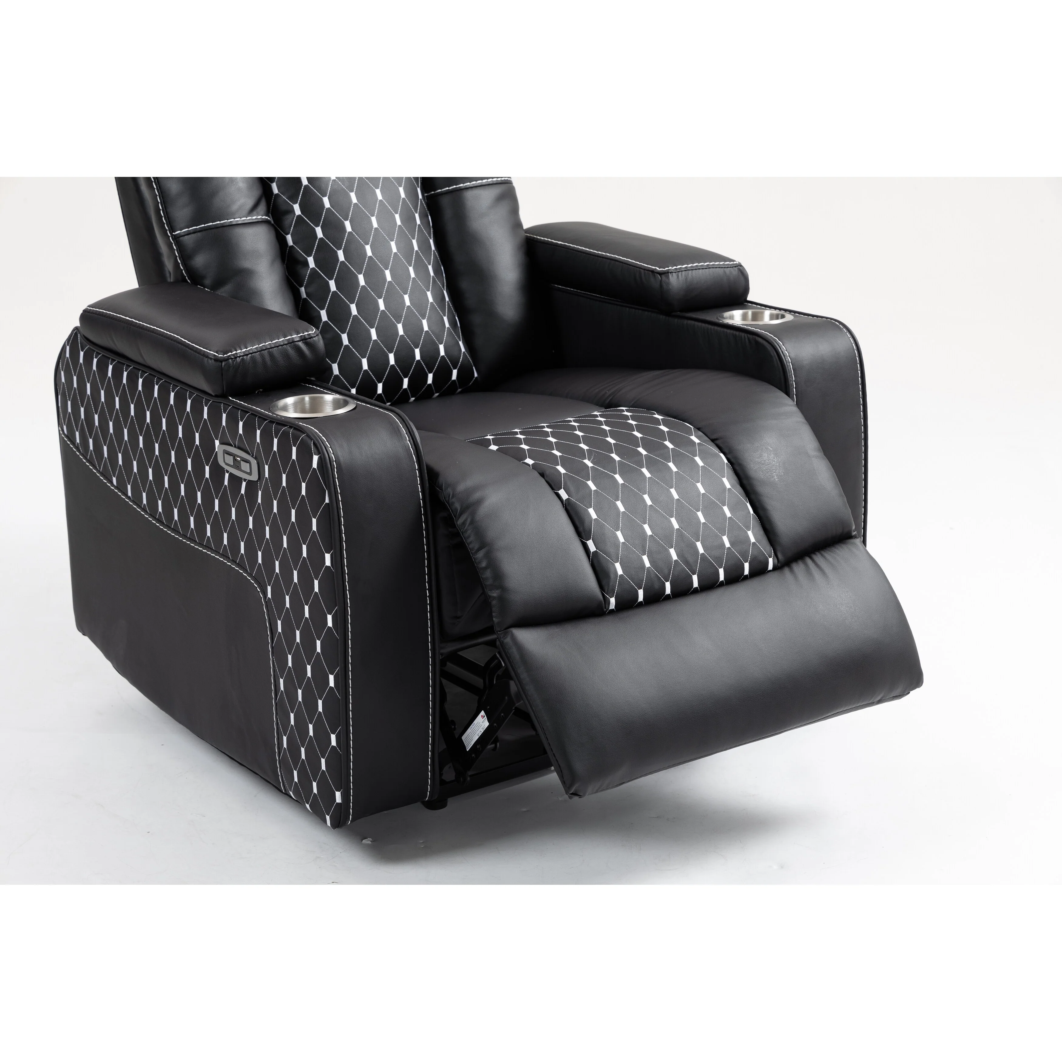 Massage Lift Recliner with Dual Remotes, Wireless Charging & Cup Holder