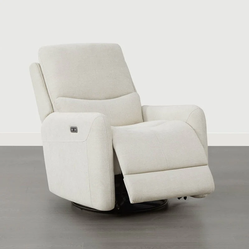 Adalyn Power Swivel Glider Recliner with Lumbar Pillow