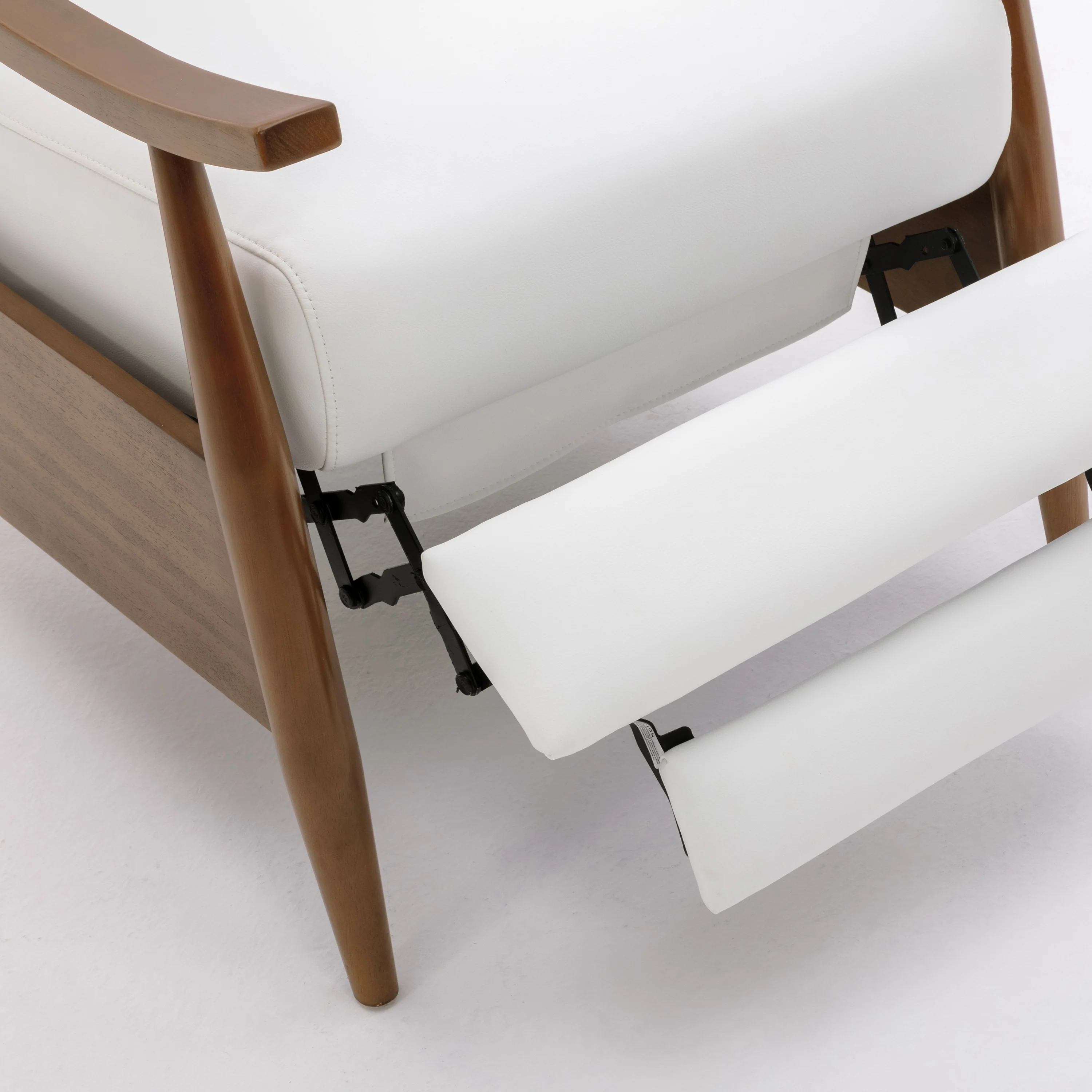 Sienna Upholstered Wood Push Back Recliner by Greyson Living