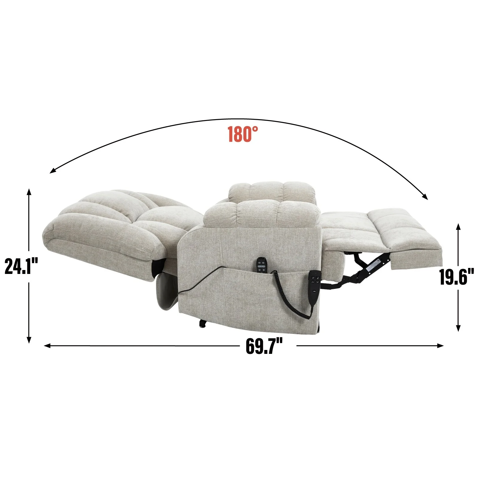 Electric Power Lift Recliners with Power-Remote