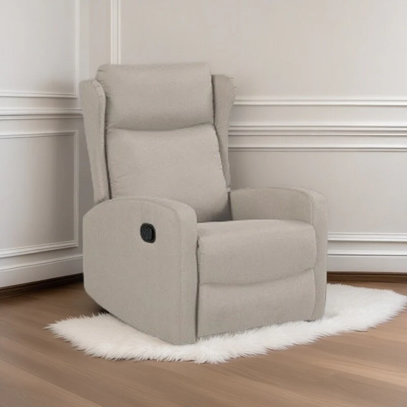 Rocking Recliner Chair, 3-Position Recline, Comfortable Arm & Back Support, Modern Design with High-Density Foam