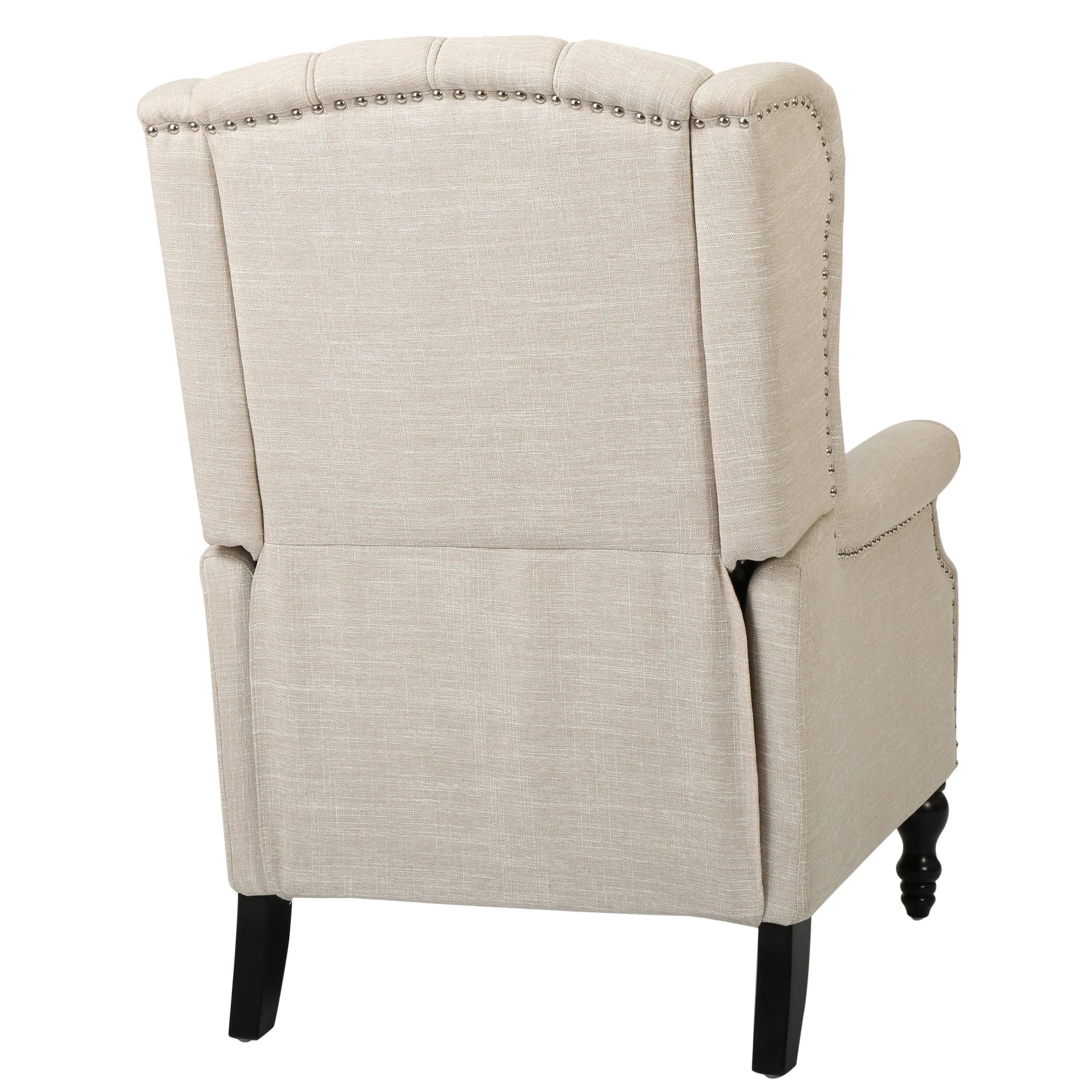 Walter Tufted Fabric Wingback Recliner Club Chair by Christopher Knight Home
