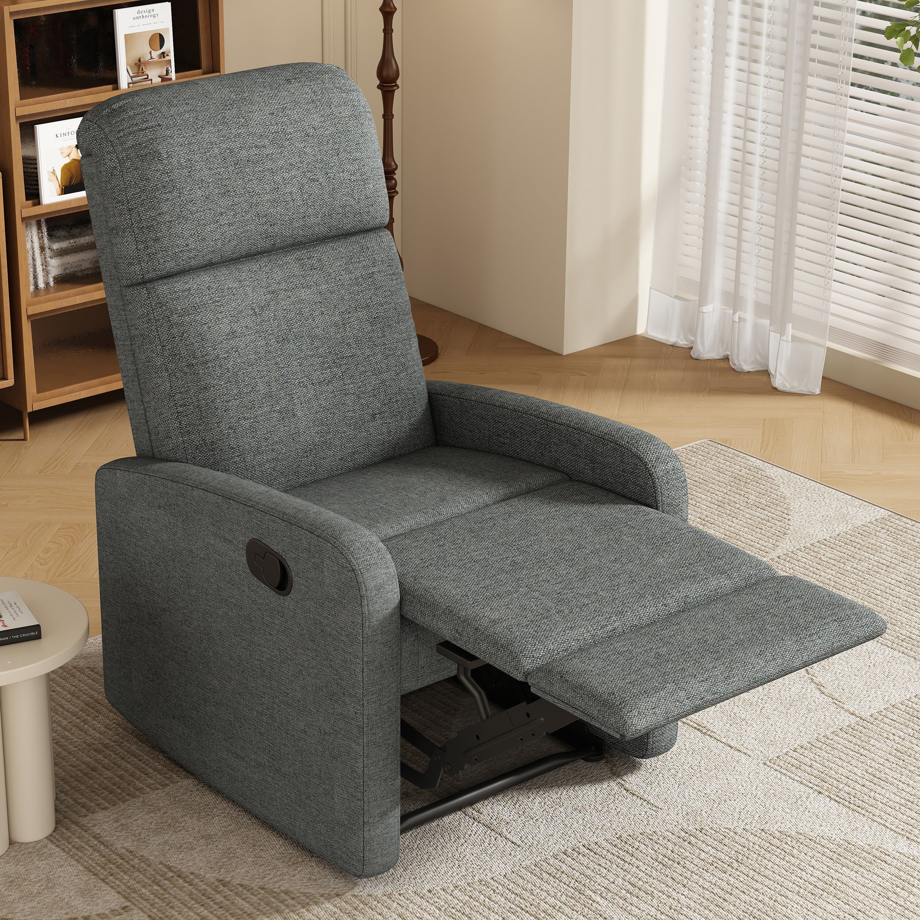 Home Theater Manual Recliner Chair with Adjustable Backrest