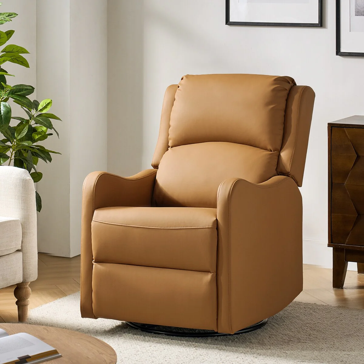 Pablo Traditional 360-Degree Swivel rocker Recliner by HULALA HOME