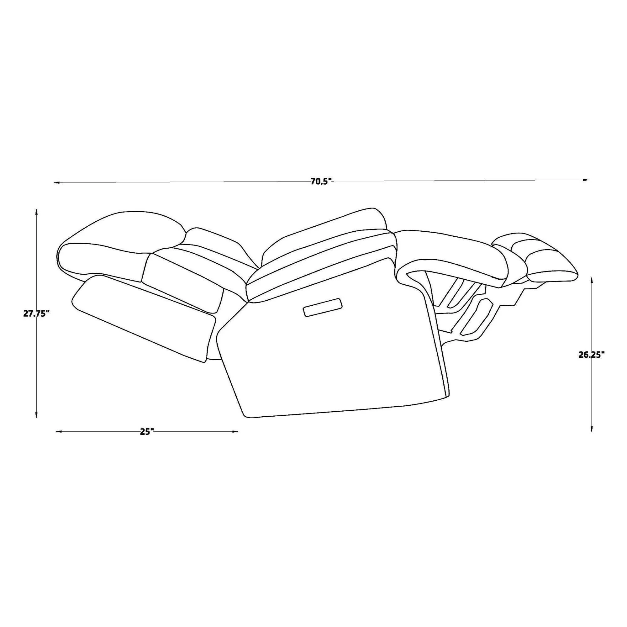 Top Grain Leather Power Recliner Chair Adjustable Headrest Extendable Footrest Zero Gravity Recliner