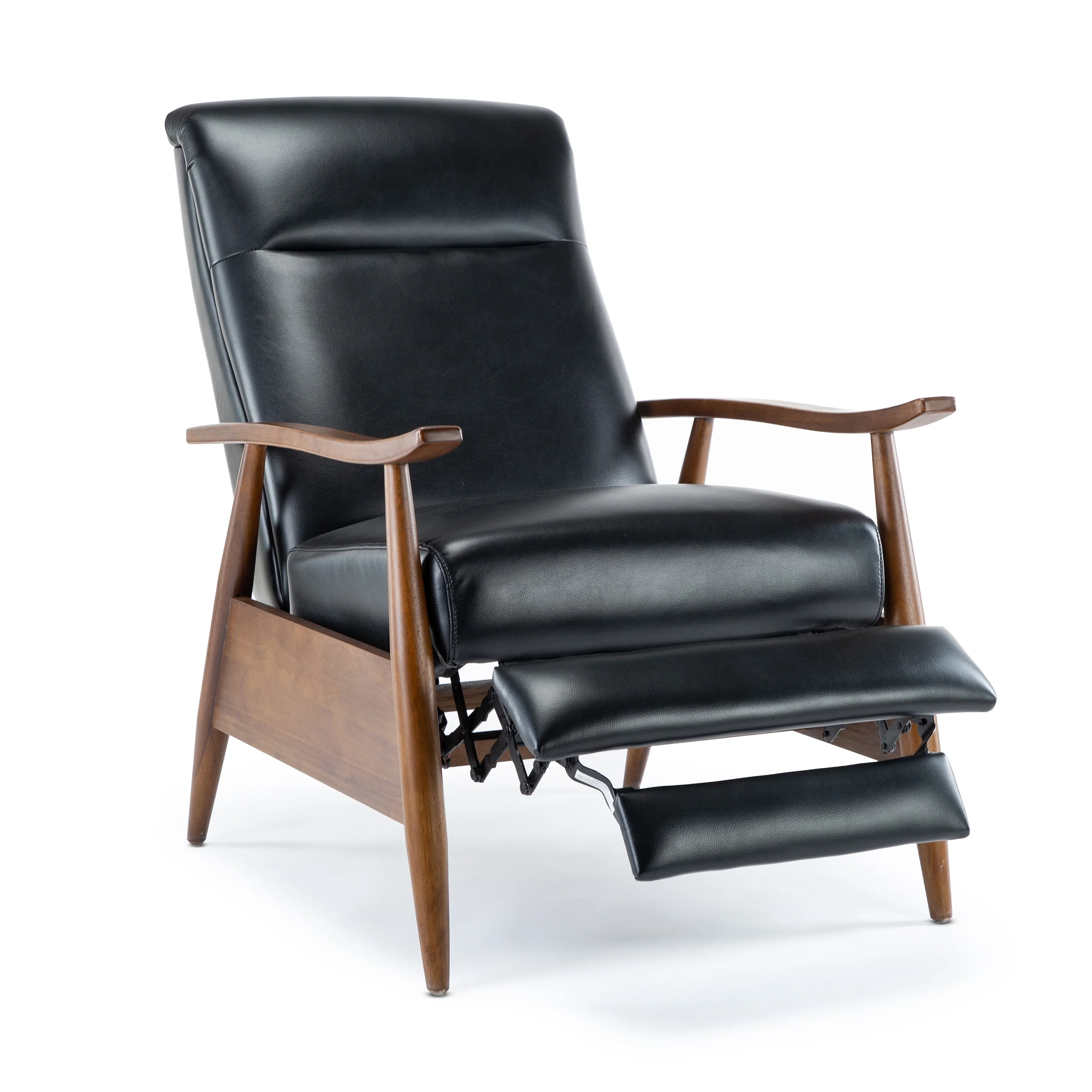 Sienna Upholstered Wood Push Back Recliner by Greyson Living