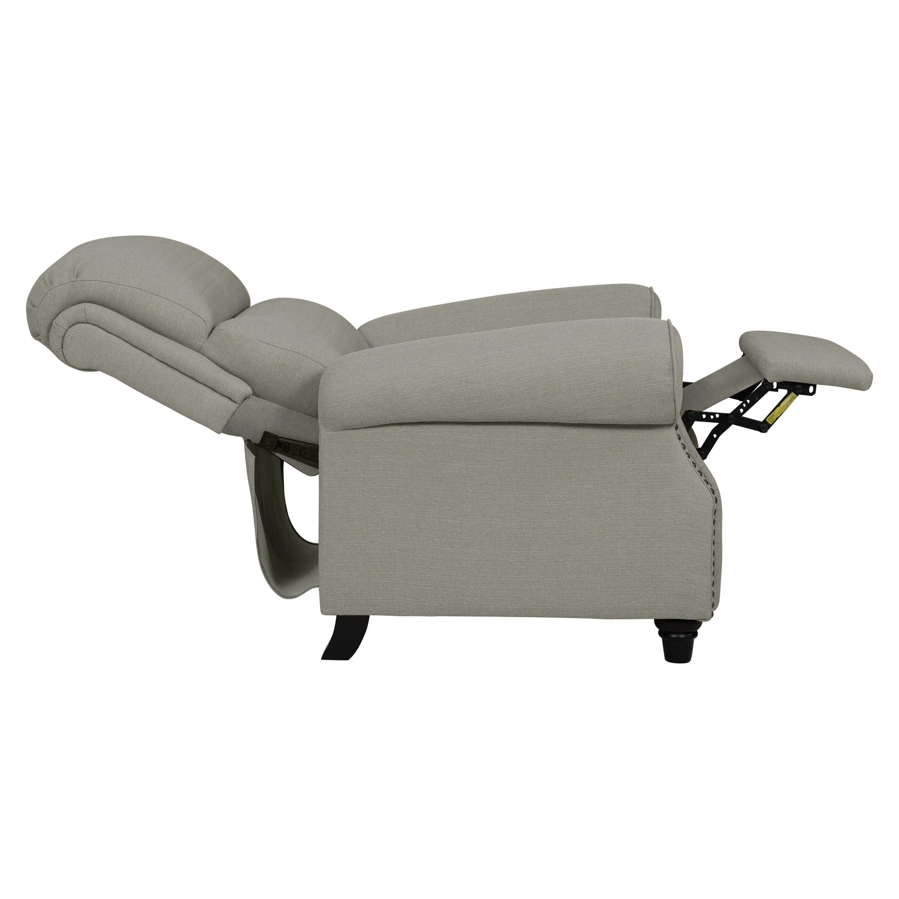 Copper Grove Jessie Linen Push-back Recliner Chair