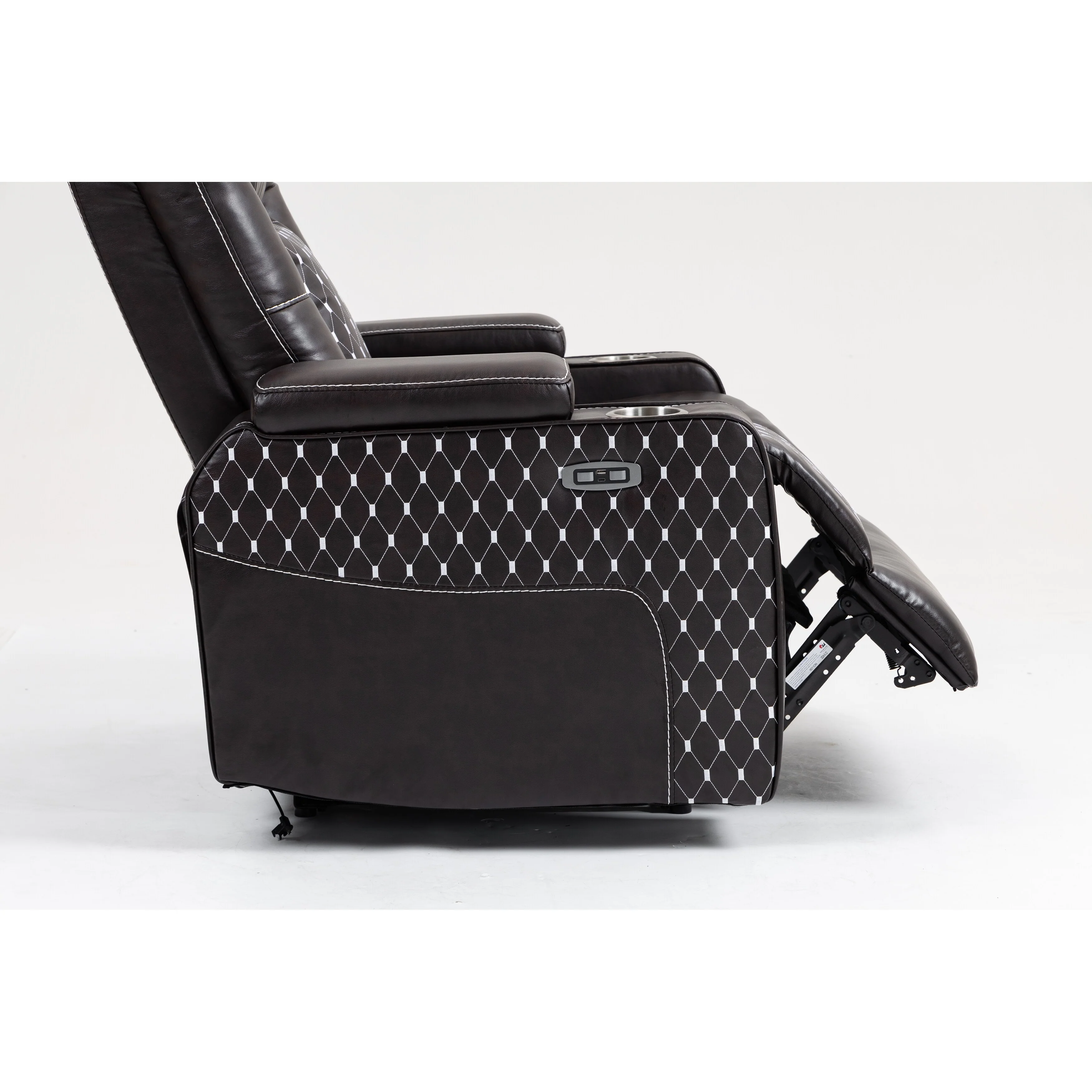 Massage Lift Recliner with Dual Remotes, Wireless Charging & Cup Holder