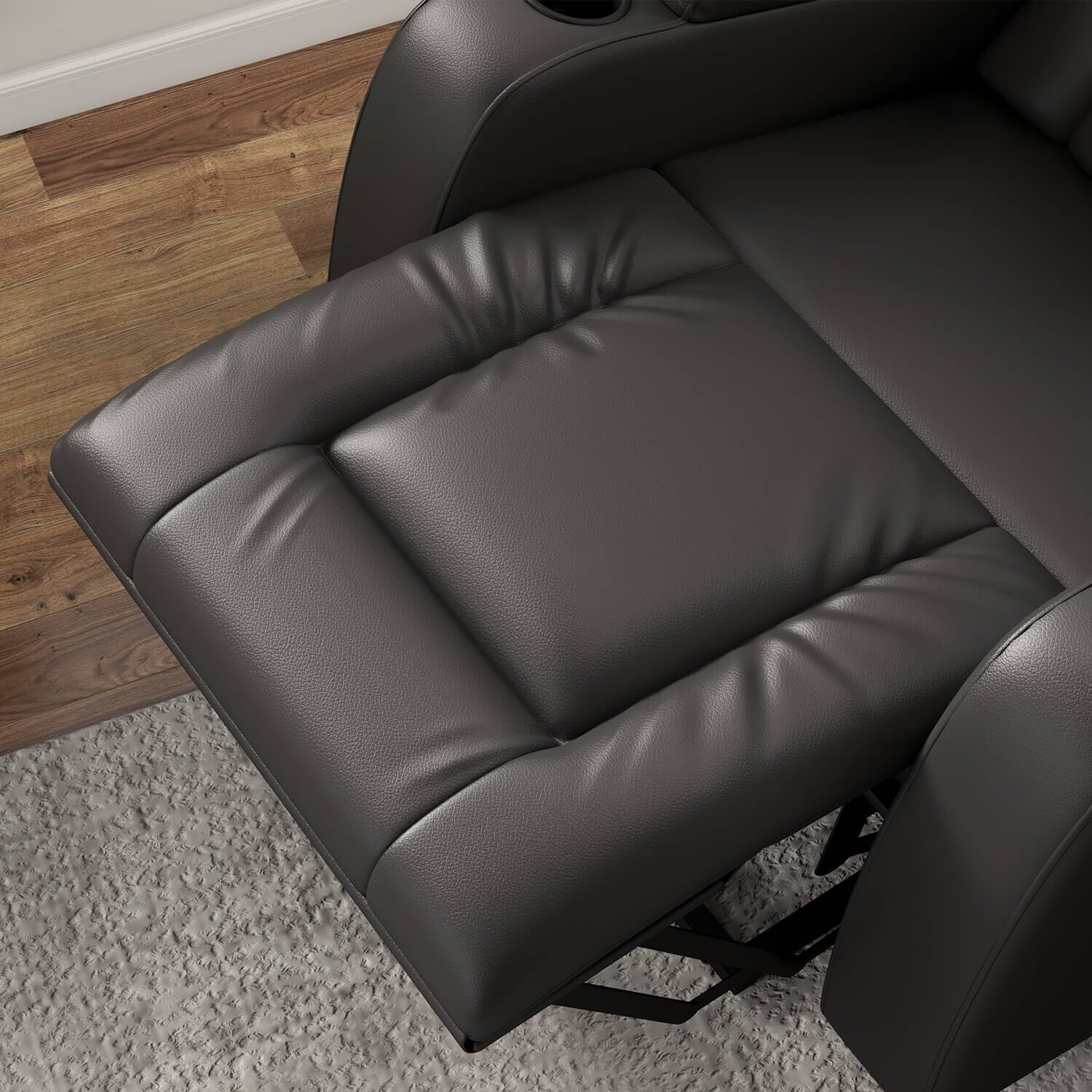 Furniwell PU Leather Power Lift Assist Recliner Chair with USB
