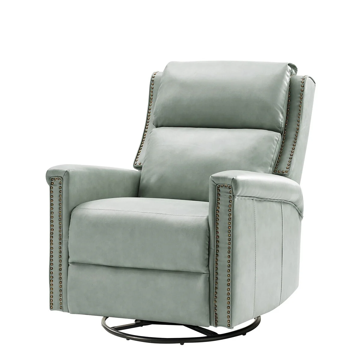 Tobias Traditional Swivel And Rocker Power Recliner by HULALA HOME