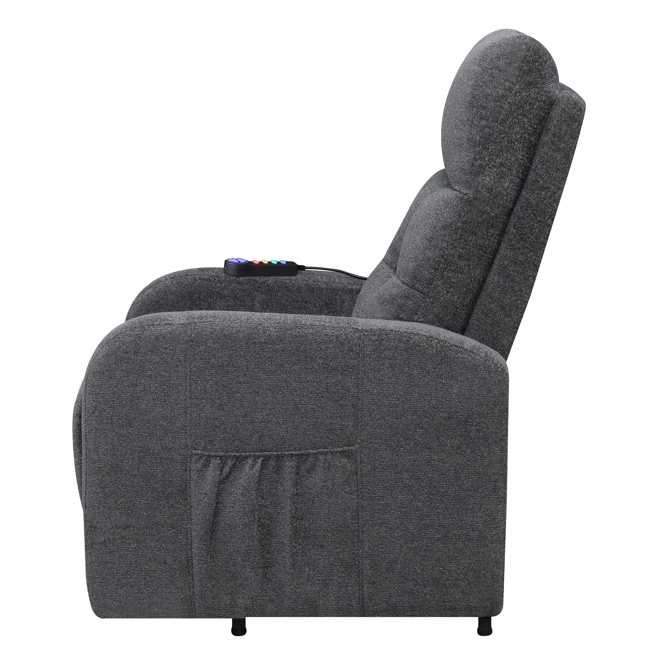 Lyle Upholstered Tufted Power Lift Recliner