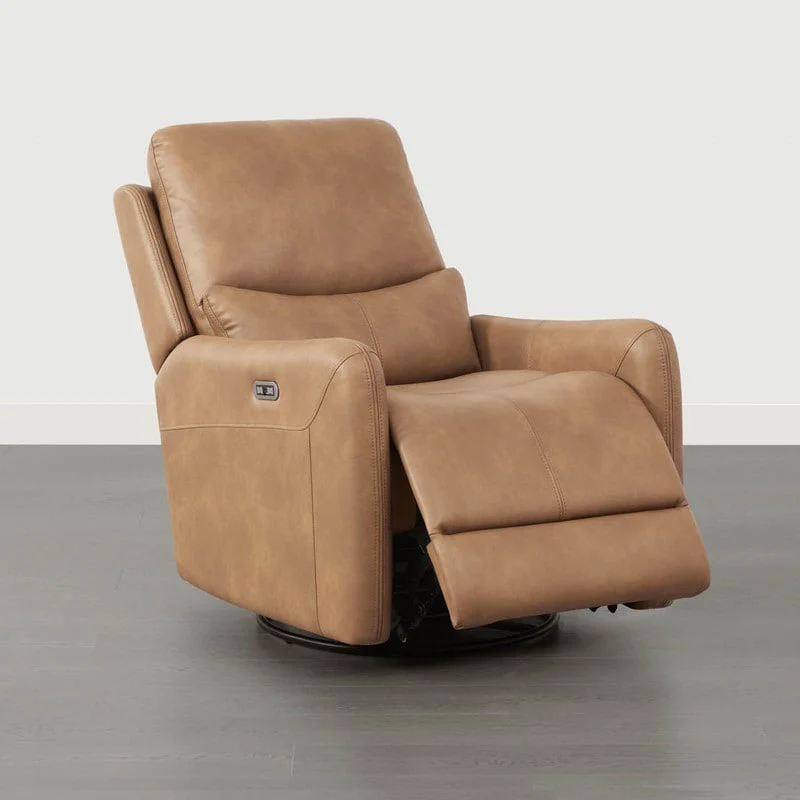 Adalyn Power Swivel Glider Recliner with Lumbar Pillow