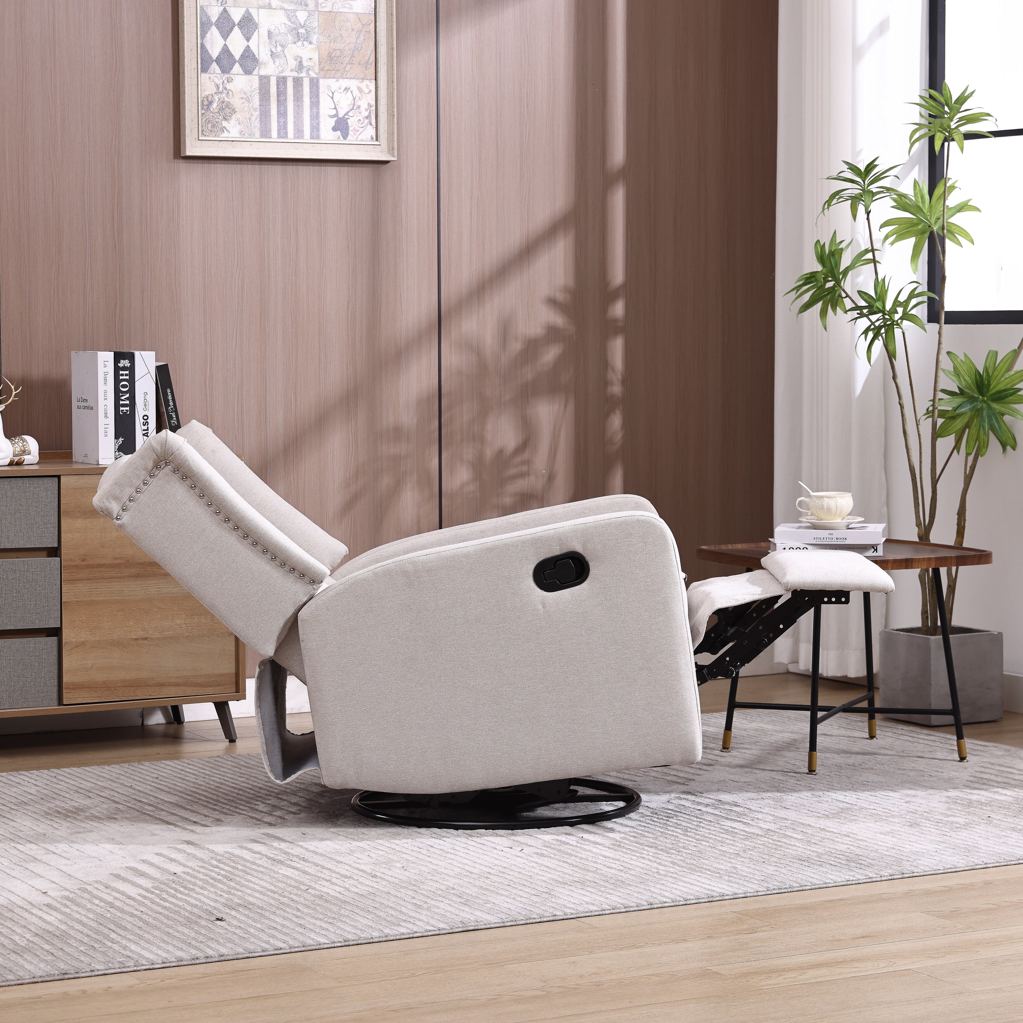 360 Degree Swivel Nursery Rocking Chair