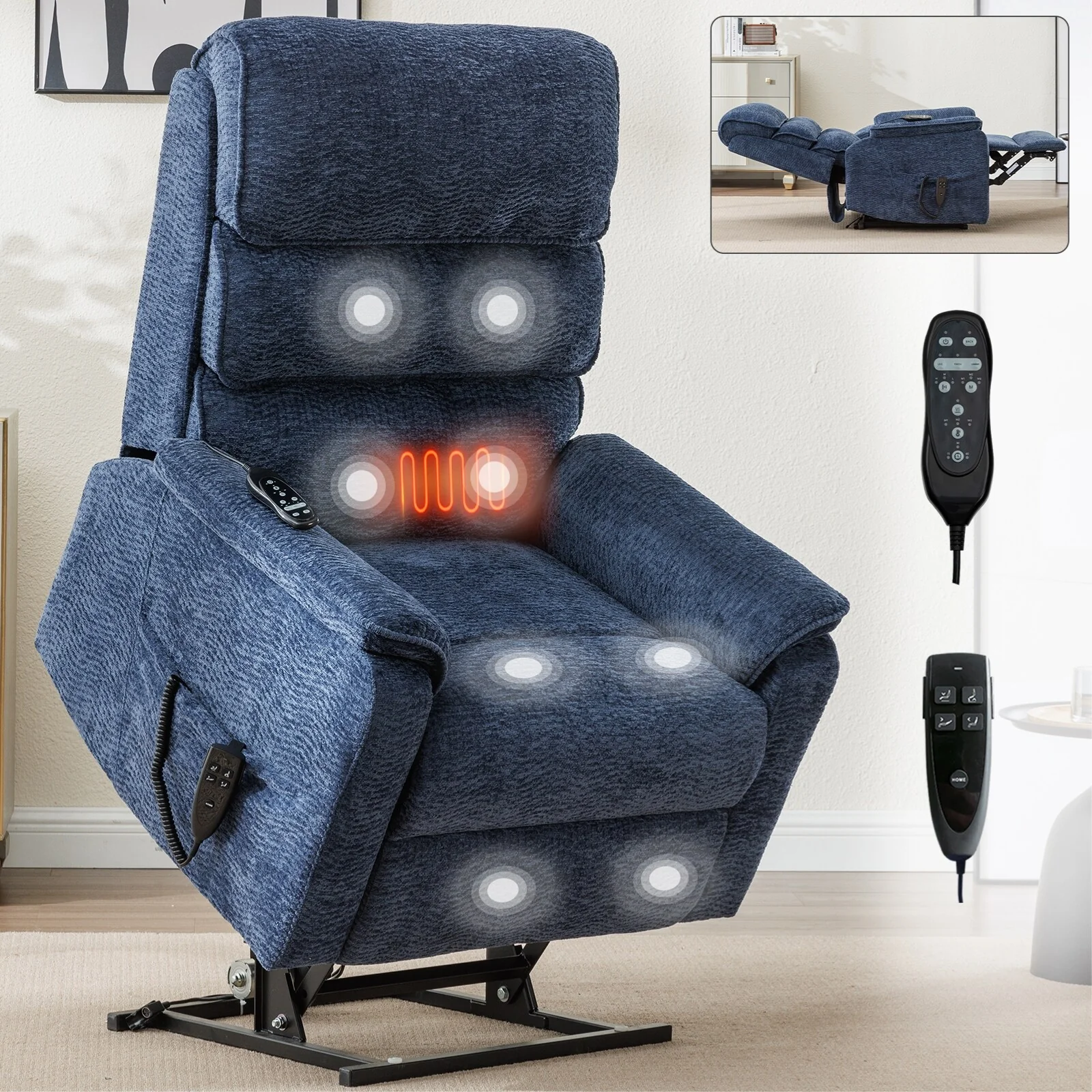 Power Lift Recliner Chair with Power-Remote