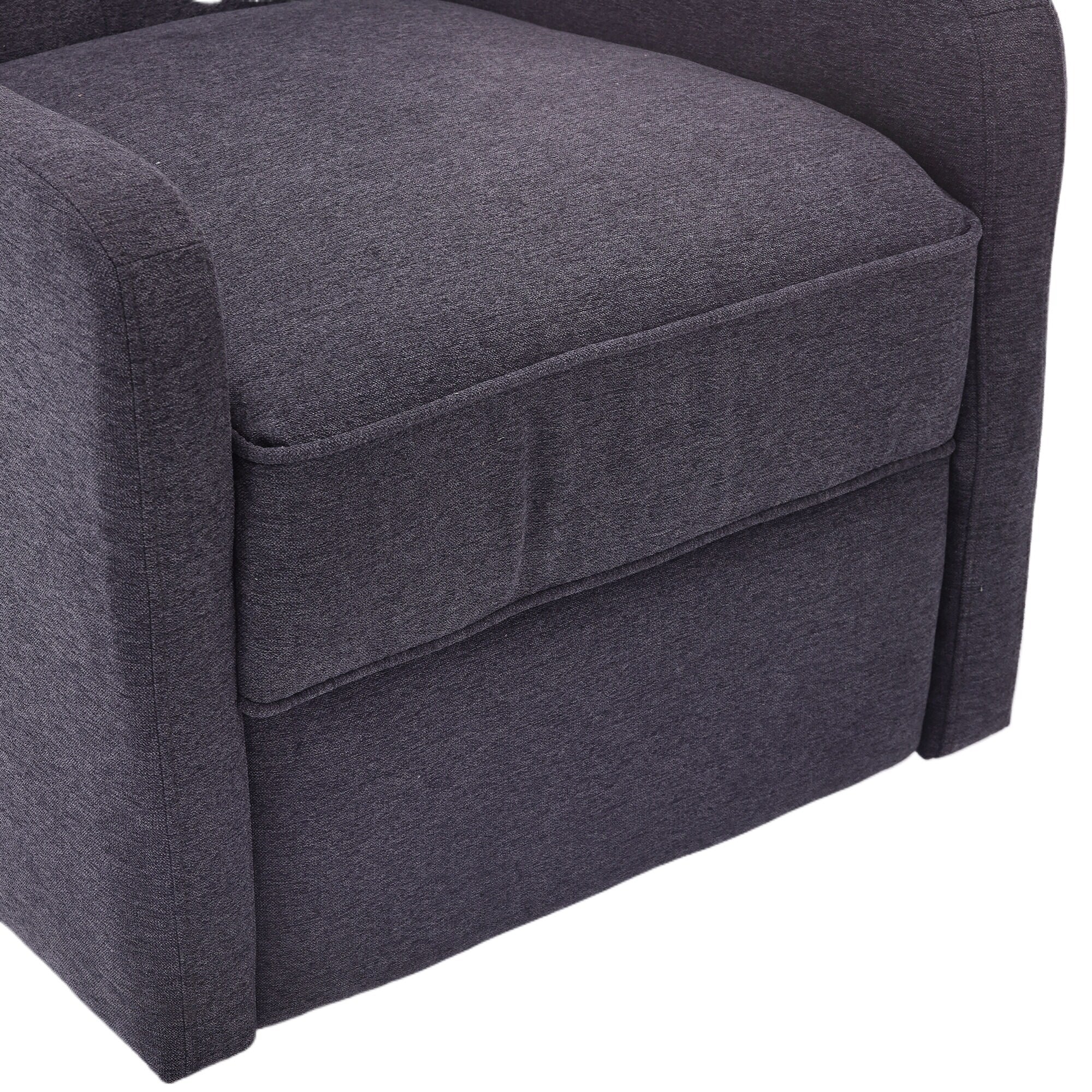 Swivel Recliner Lounge Chair with Footrest, Glider Motion & Ergonomic Design