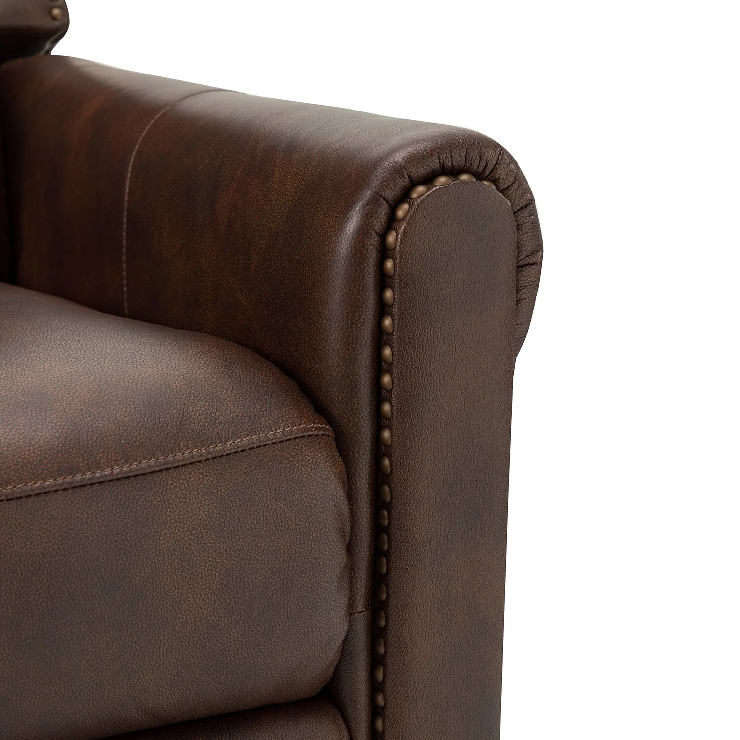 Felisa 32.48 Wide Genuine Leather Manual Recline Set of 2