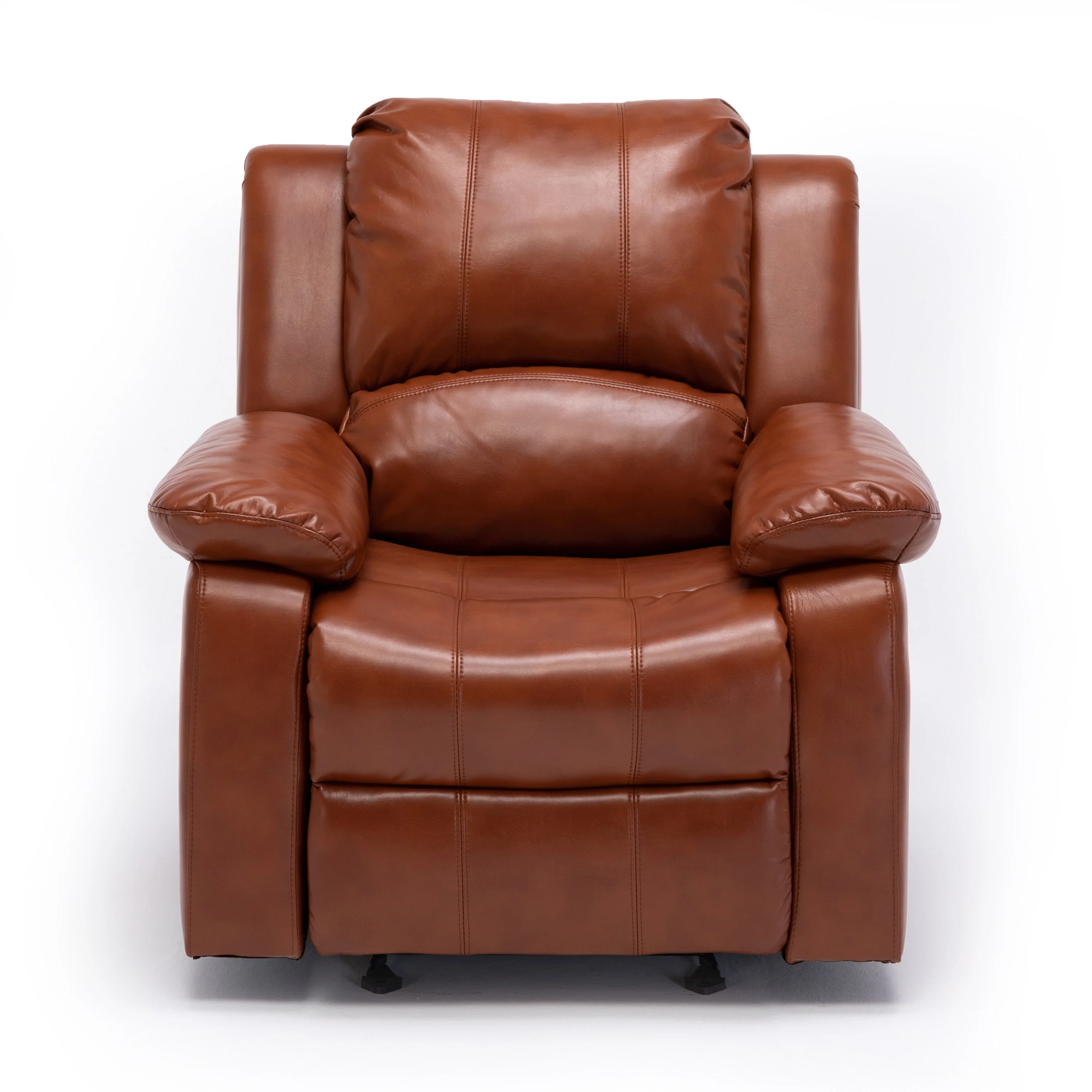 Charleston Leather Gel Glider Rocker Recliner by Greyson Living
