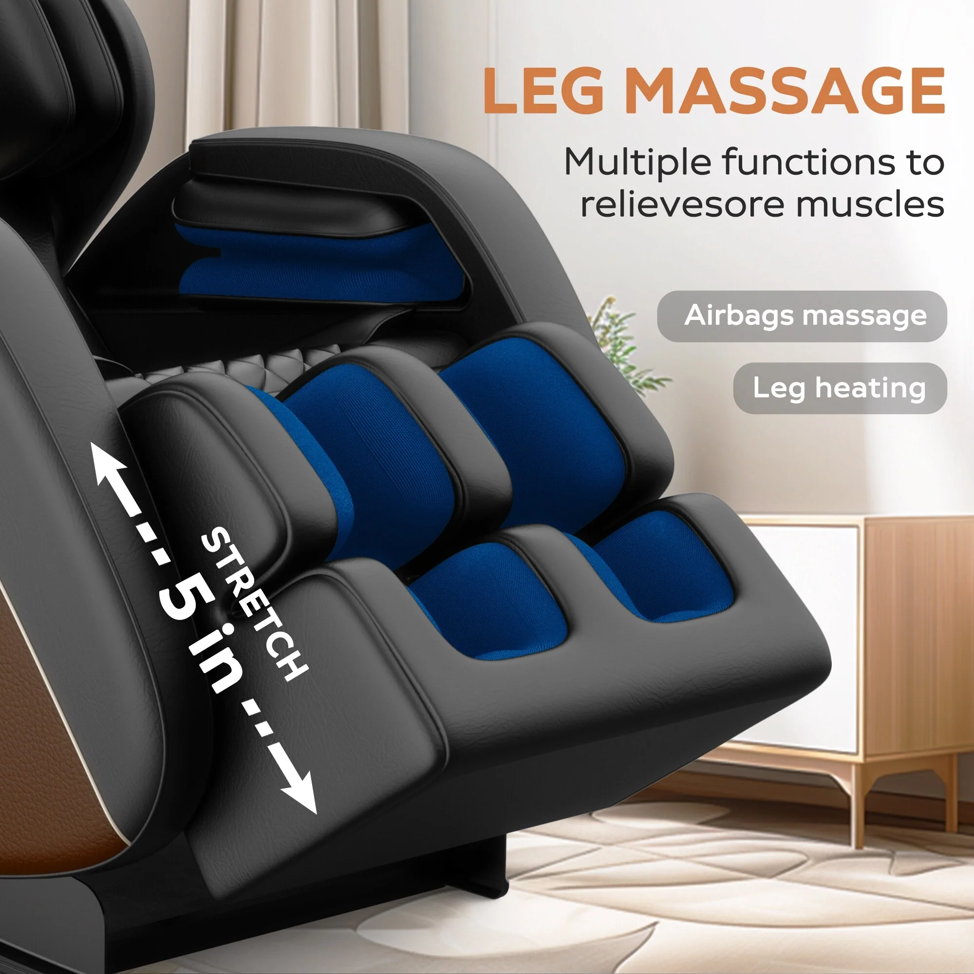 Massage Chair Recliner with Zero Gravity