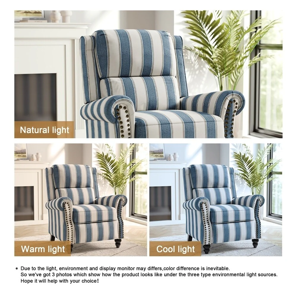 Modern Padded Seat Recliner Chair with PU Leather