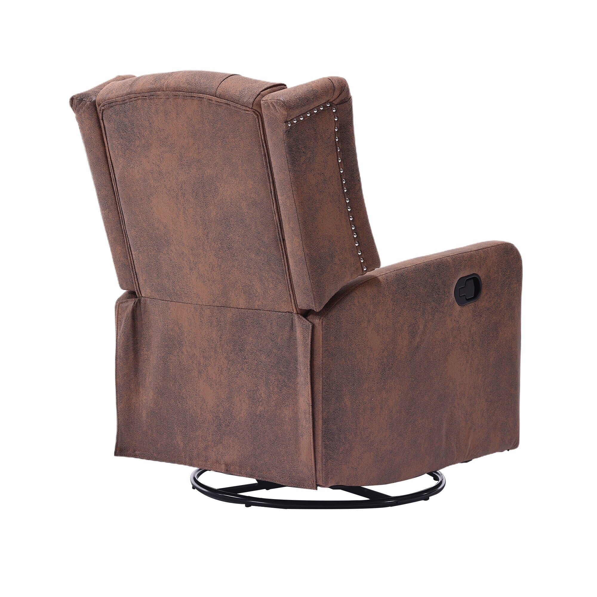 Swivel Glider Rocking Recliner Chair with 360�� Rotation & Adjustable Recline