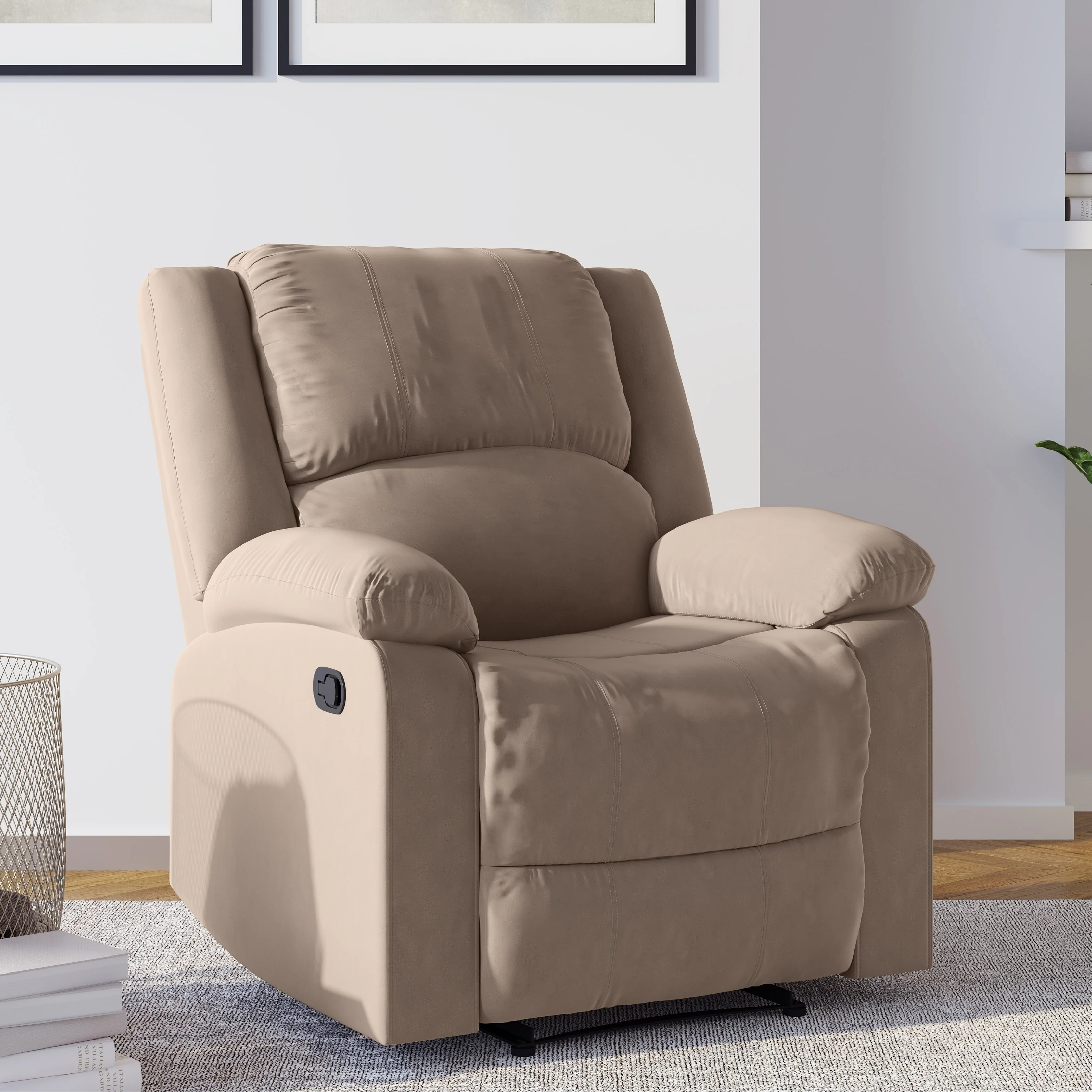 Relax A Lounger? Porter Microfiber Manual Recliner by iLounge