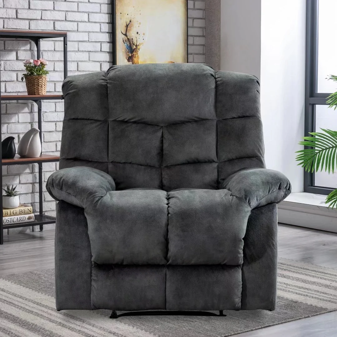 Manual Ergonomic Overstuffed Recliner Chair