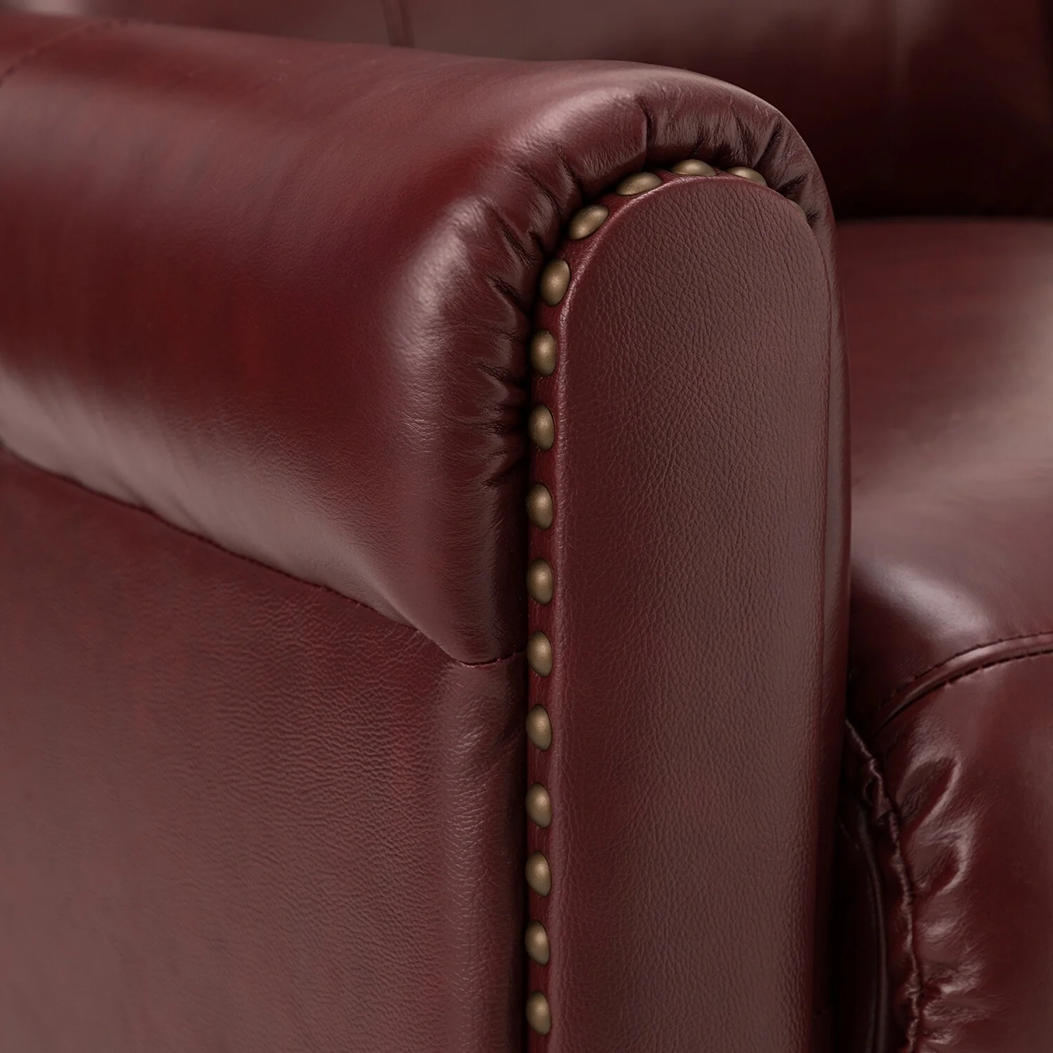 Felisa 32.48 Wide Genuine Leather Manual Recline Set of 2