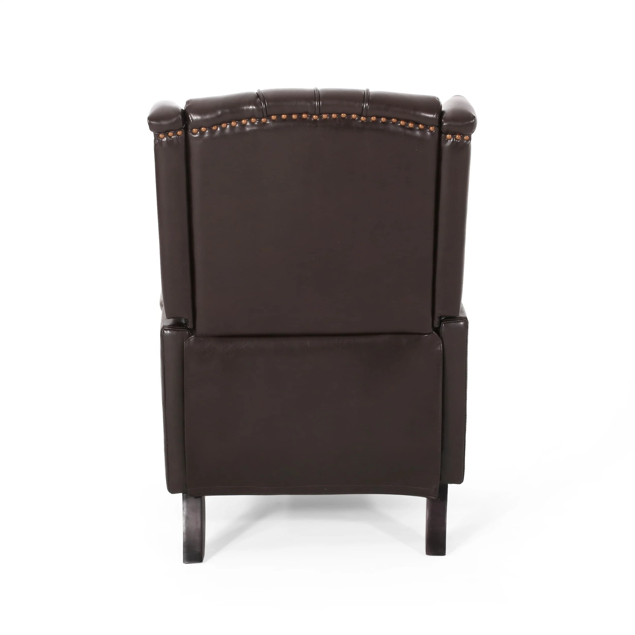 Walter Brown Bonded Leather Recliner Club Chair by Christopher Knight Home