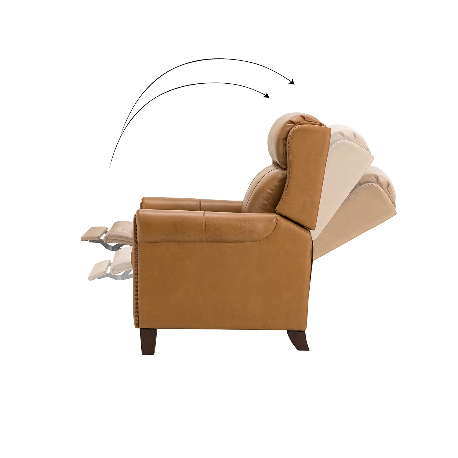 Felisa 32.48 Wide Genuine Leather Manual Recliner