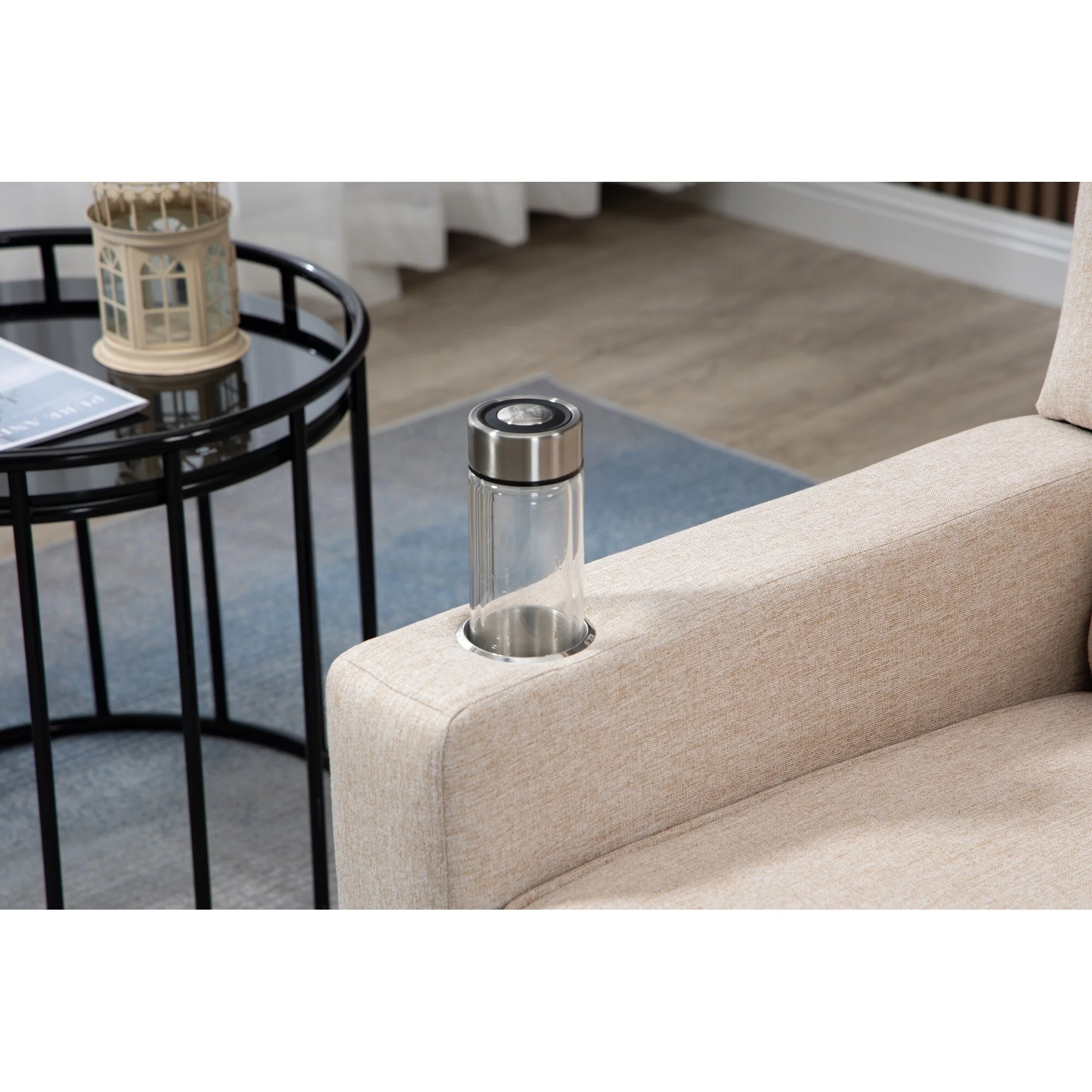 Arm Pushing Recliner Chair