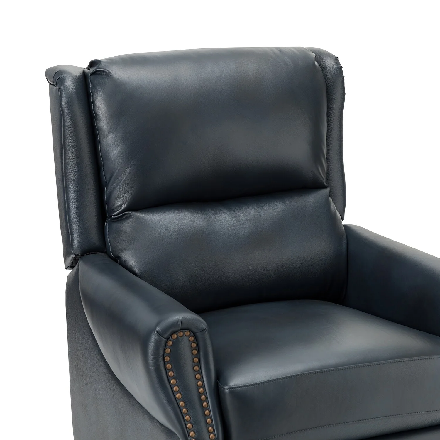 Alicia 32.68 Wide Genuine Leather Manual Recliner