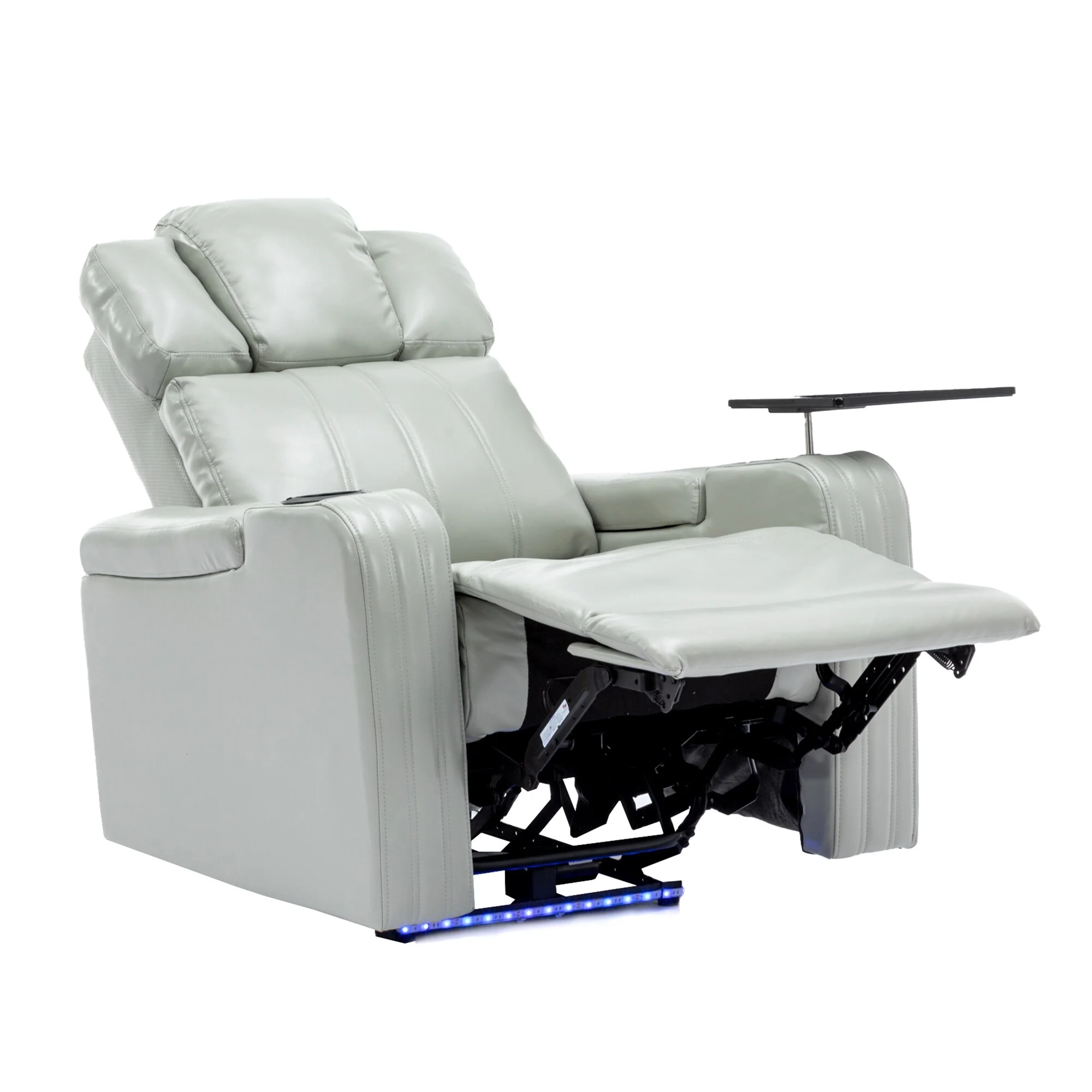 Power Recliner Chair with Cooling Cup Holder, Bluetooth & Tray Table