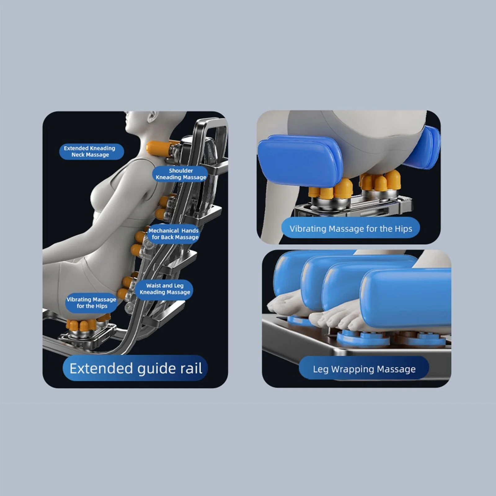 Zero Gravity Massage Chair with Hip Heating