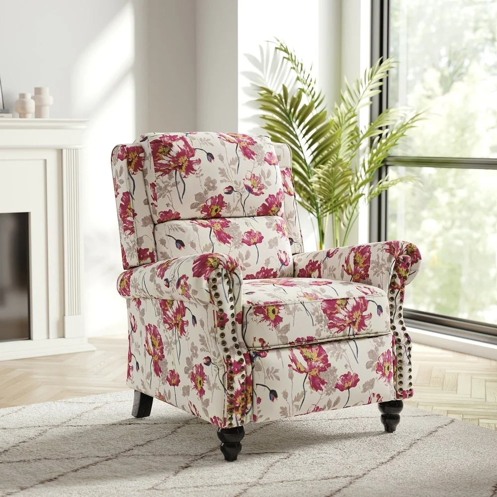 Modern Padded Seat Recliner Chair with PU Leather